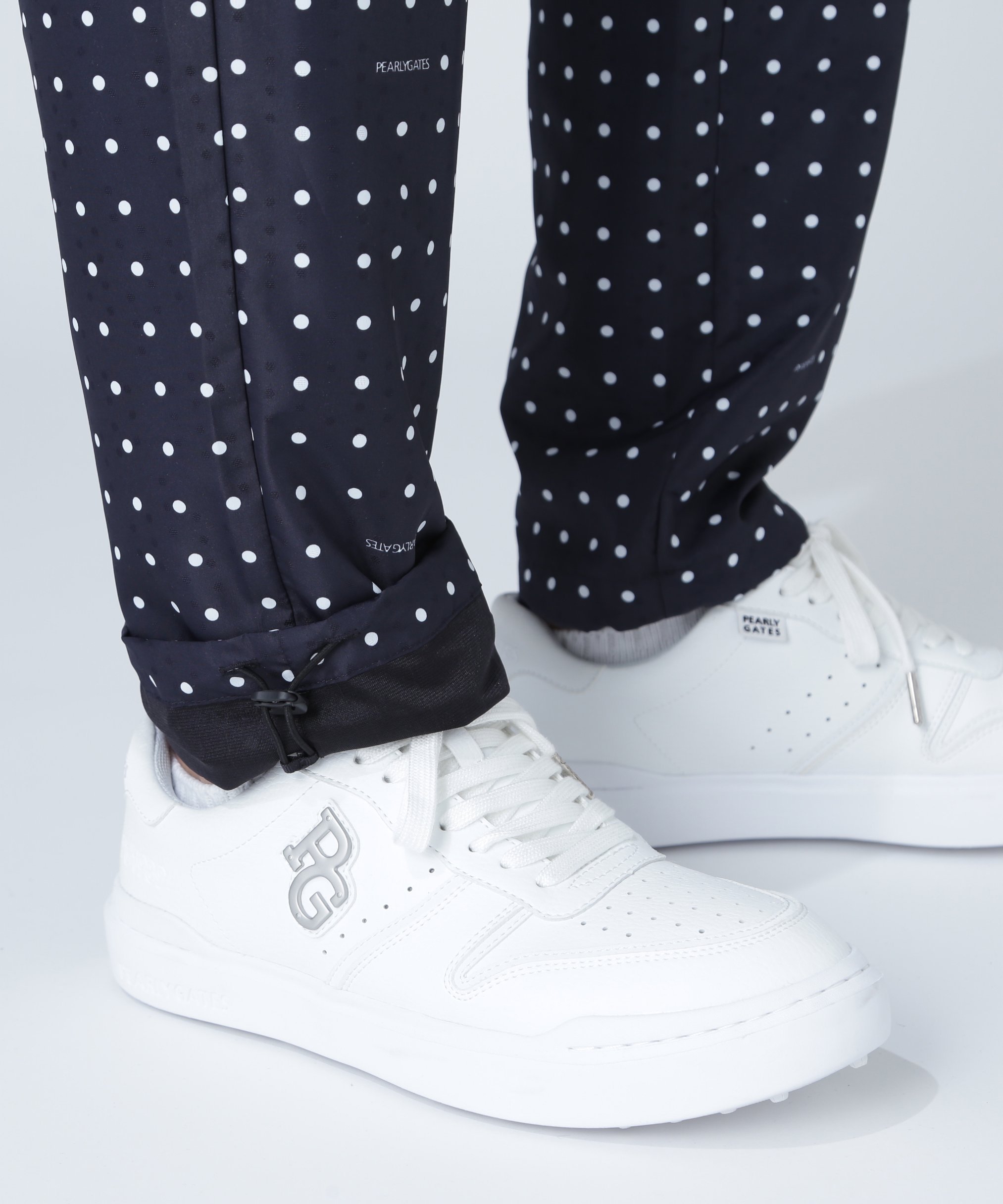 PEARLY GATES｜タフレックス×サーモトロンパンツ <ミニドット柄