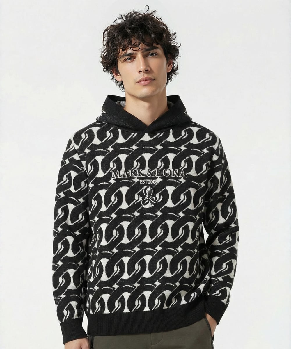 MARK＆LONA｜Noah Jacquard Knit Hoodie | MEN | Rakuten Fashion(楽天