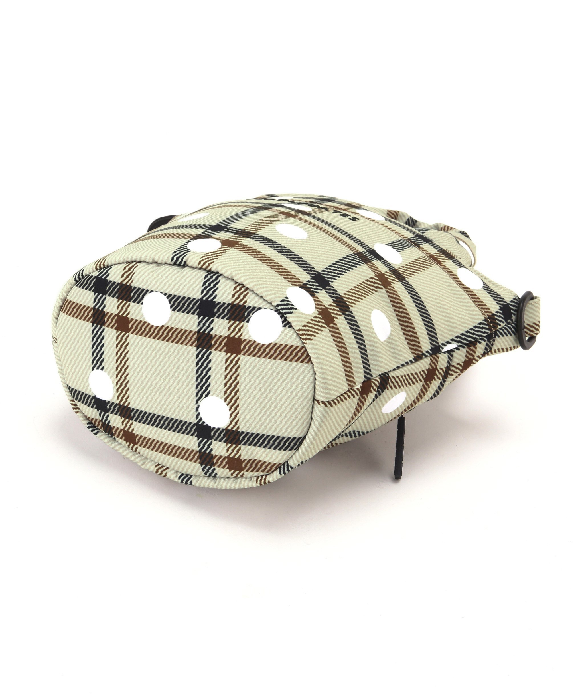 PEARLY GATES｜チェック×ドット柄中綿カートバッグ (UNISEX) | Rakuten