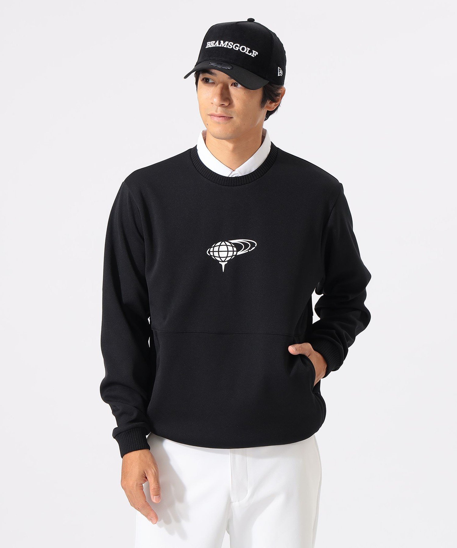 BEAMS GOLF｜ORANGE LABEL / スムース 1ポイント プルオーバー