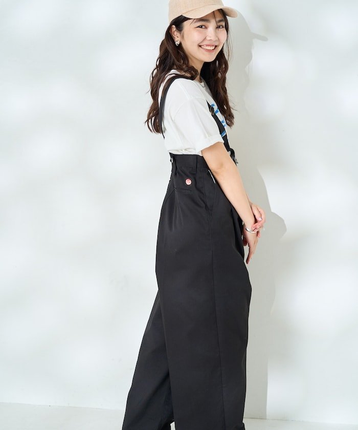 FREAK'S STORE｜別注 サスペンダー付き ビッグ2タックツイルパンツ