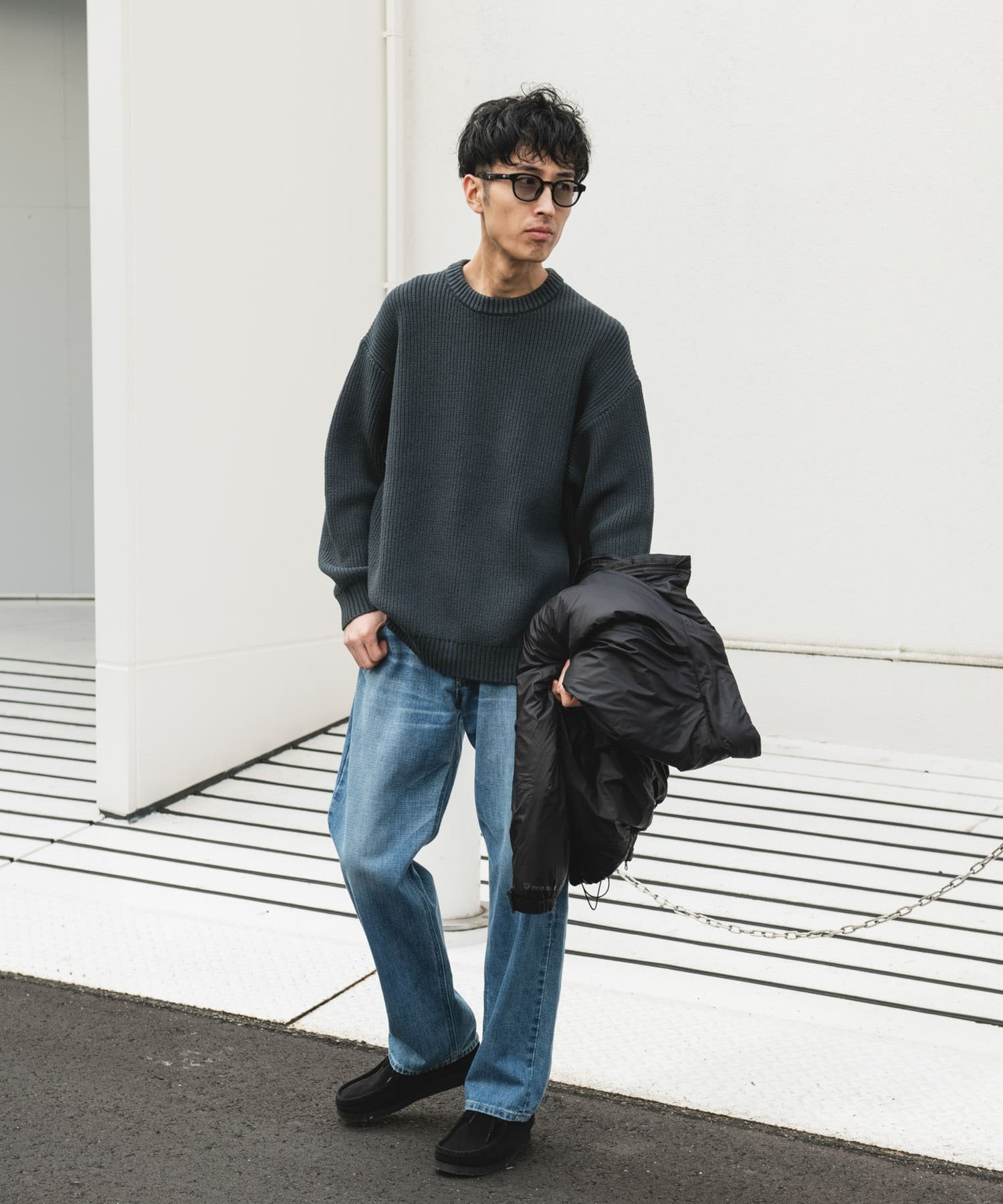 URBAN RESEARCH DOORS｜畦ニット クルーネックプルオーバー | Rakuten