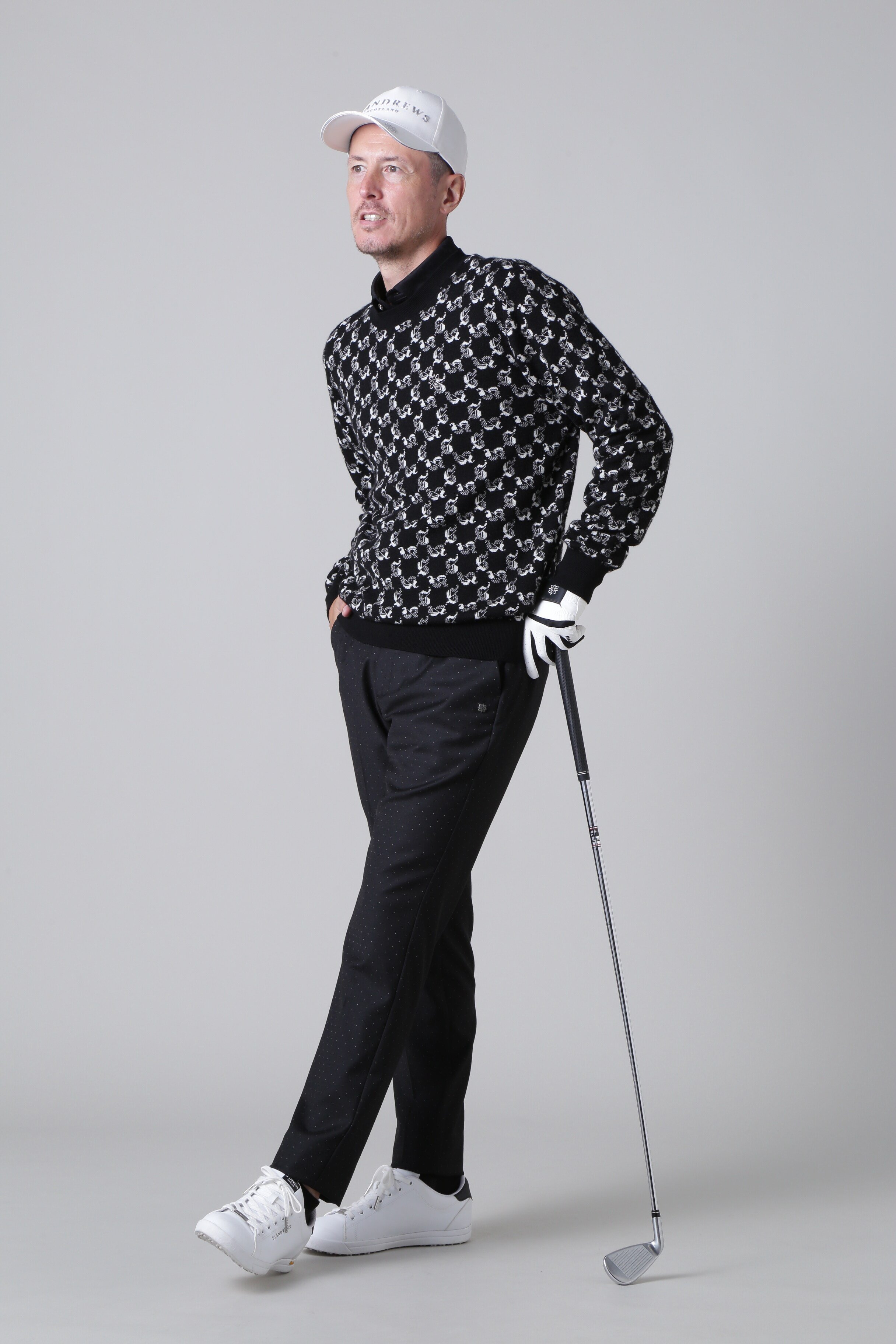 St ANDREWS｜ドットストレッチパンツ (MENS) | Rakuten Fashion(楽天