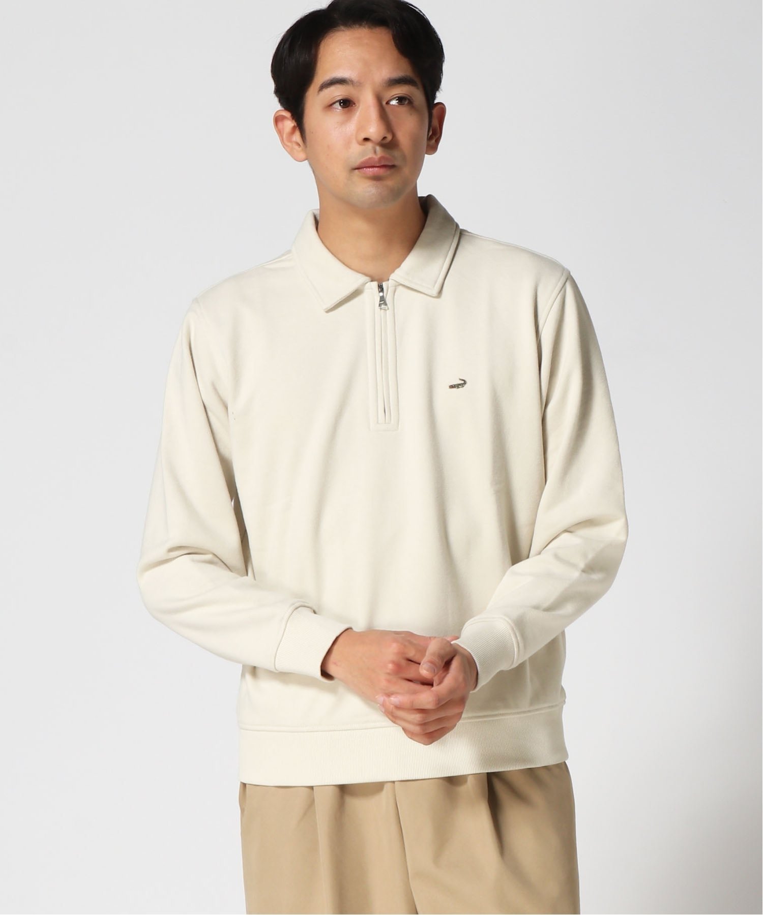 CROCODILE｜(M)ハーフジップ ポロ トレーナー | Rakuten Fashion(楽天