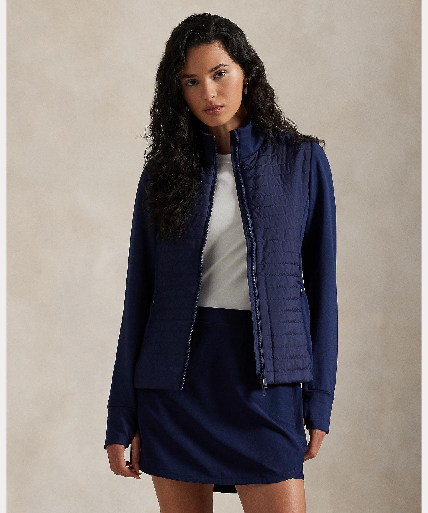 RALPH LAUREN｜(RLX)ハイブリッド フレンチ テリーキルテッド ジップ