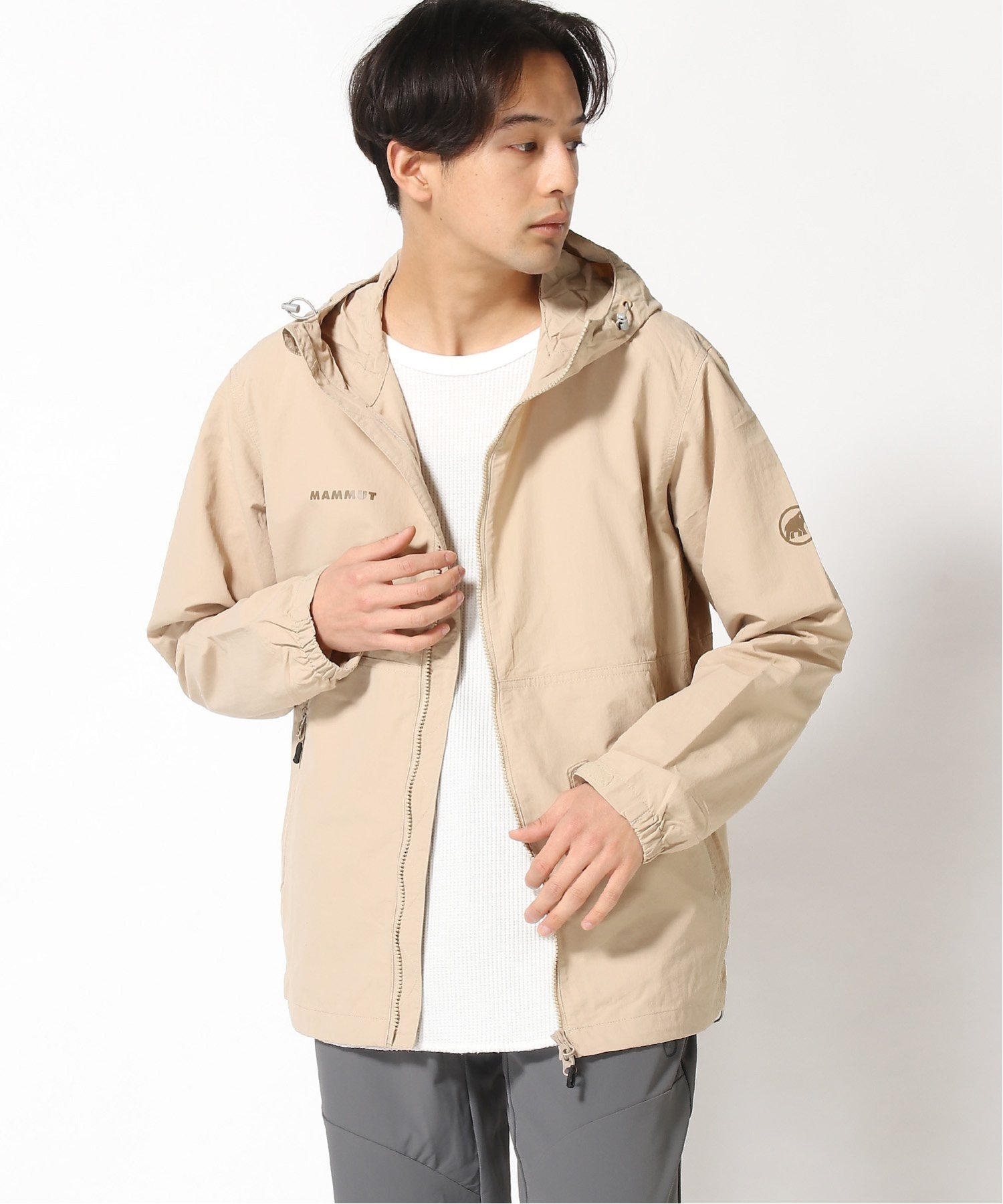 MAMMUT｜MAMMUT/(M)ハイキング ウィンドブレーカー フーデッド