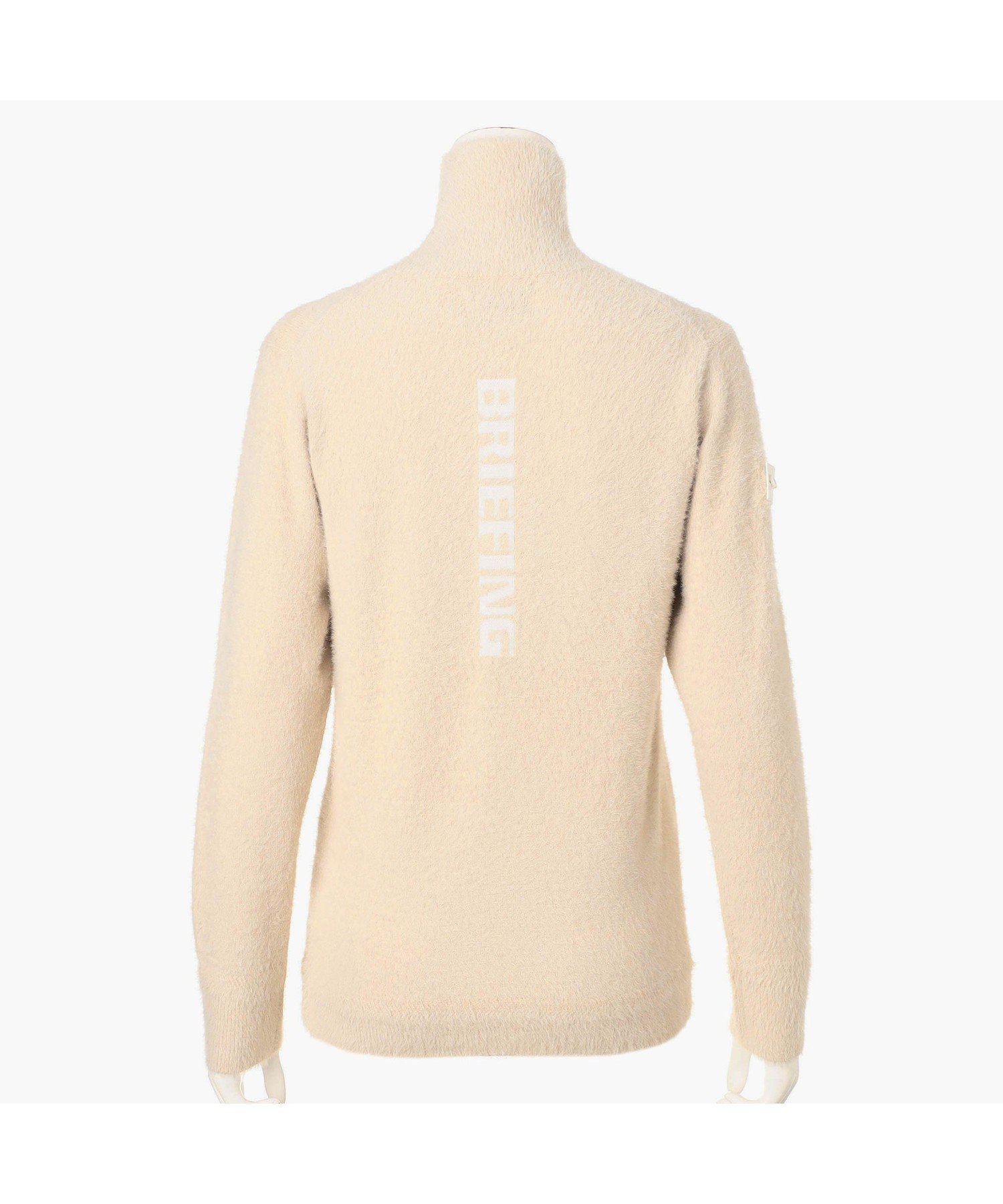 BRIEFING｜ウィメンズ シャギー ロゴ タートルネックニット | Rakuten