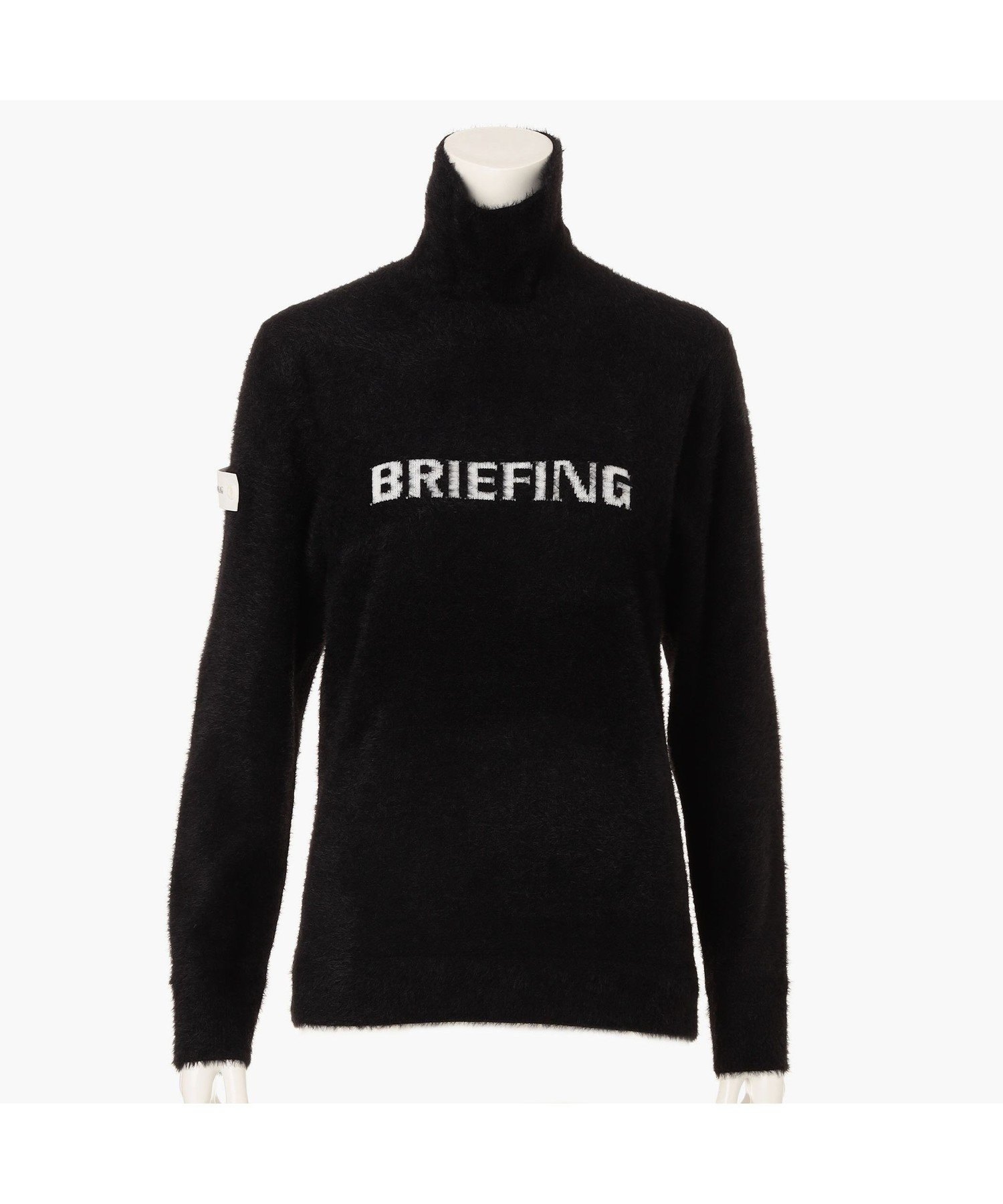 BRIEFING｜ウィメンズ シャギー ロゴ タートルネックニット | Rakuten