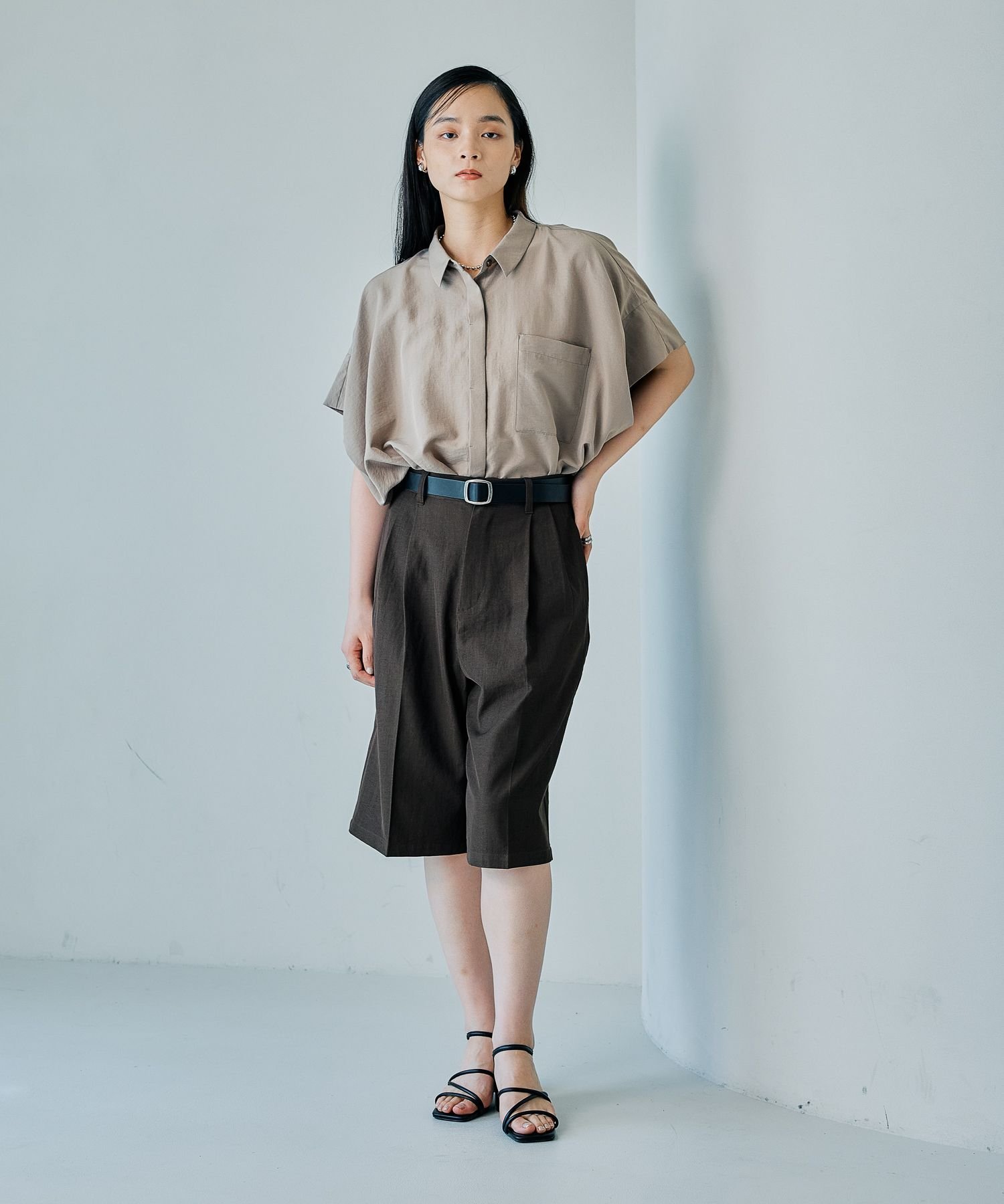 LEPSIM｜サラキレ5分袖ポンチョシャツ | Rakuten Fashion(楽天