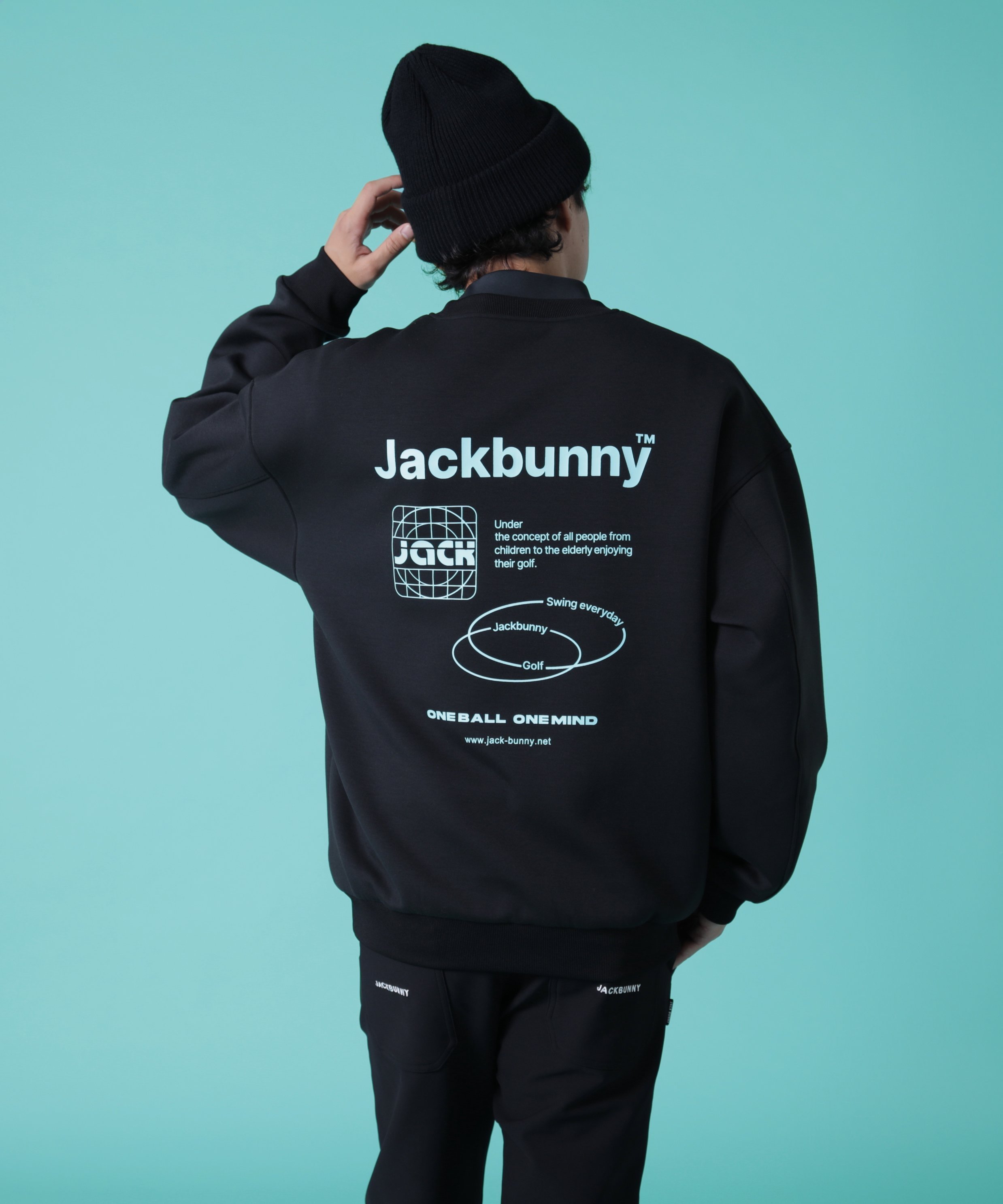 Jack Bunny!!｜オクタ裏地付きダンボール長袖スウェットプルオーバー