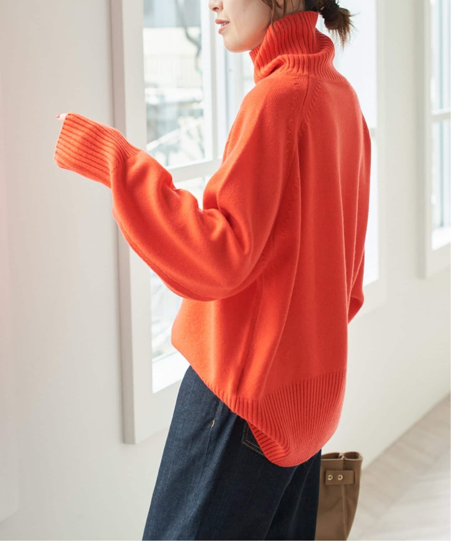 Spick & Span｜《WEB限定カラー有り》ウールカシミヤ ラグランタートル