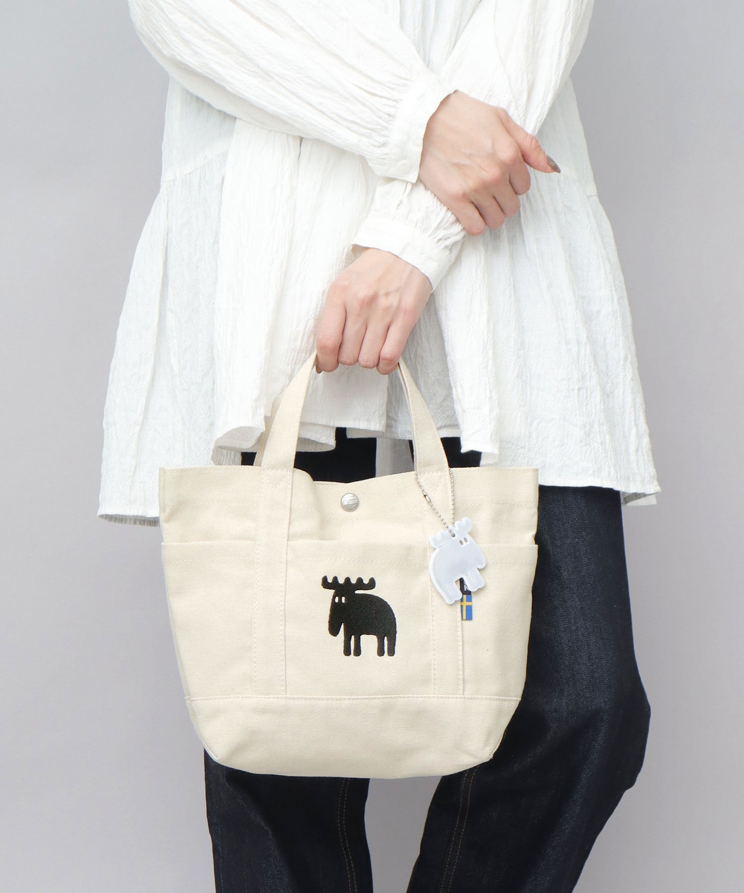 A.M.S.｜モズ moz バッグ ミニトートバッグ ハンドトート キャンバス