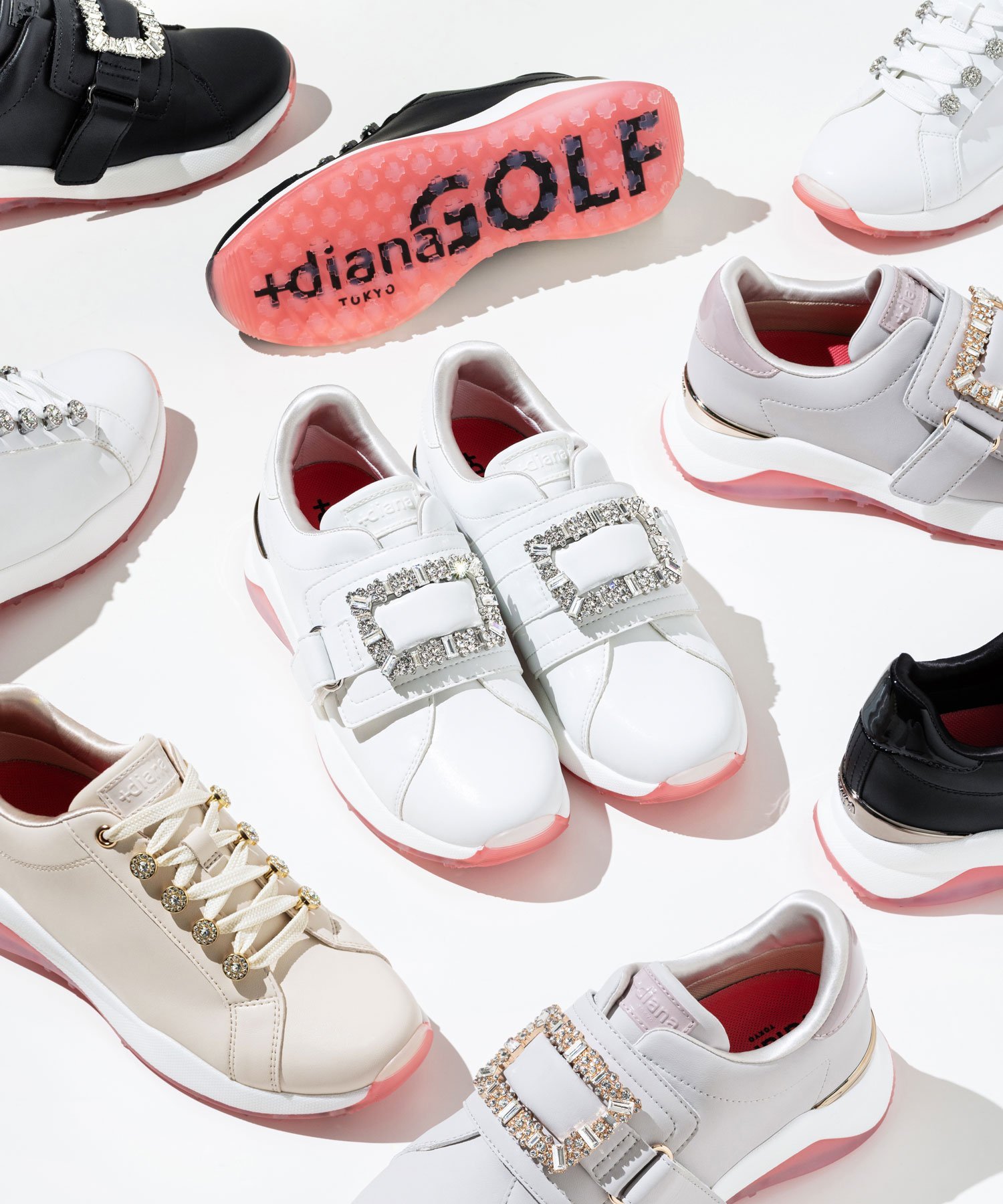 diana｜【+dianaGOLF】レースアップゴルフシューズ | Rakuten Fashion