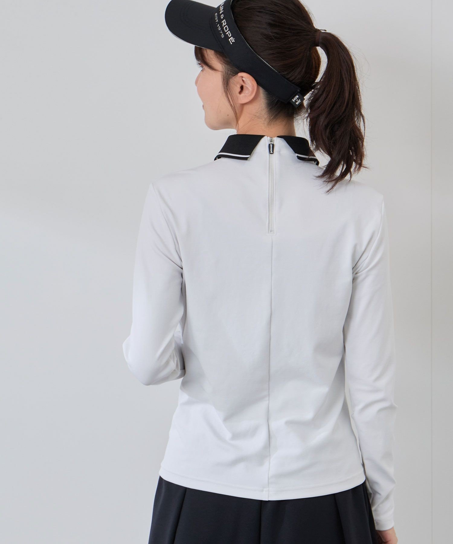 JUN&ROPE'｜ベアスムース 衿付きプルオーバー | Rakuten Fashion(楽天