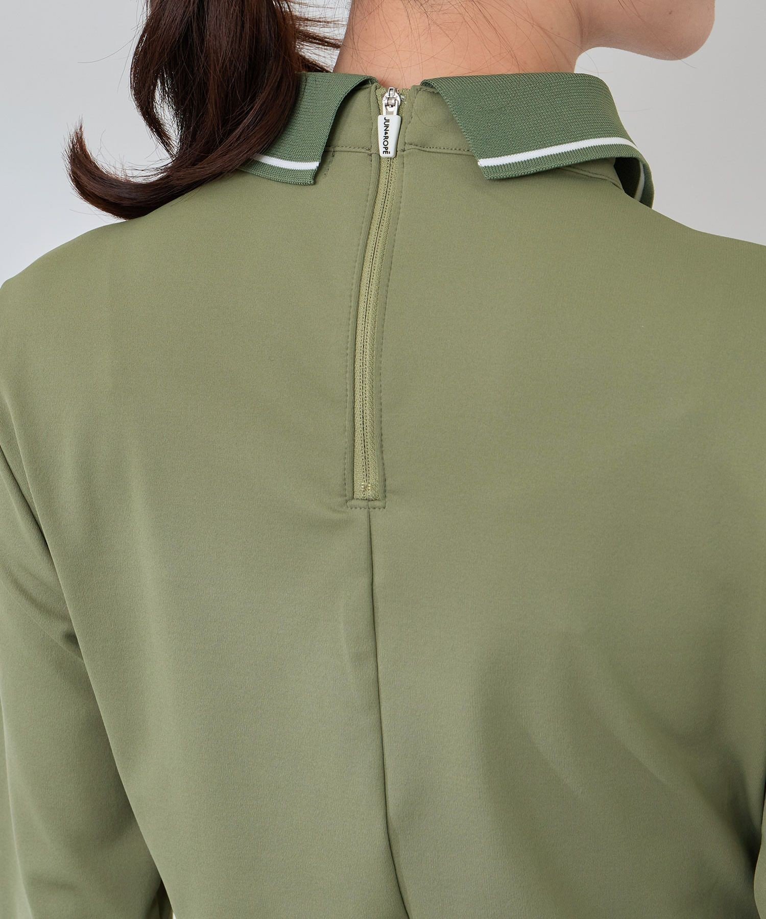 JUN&ROPE'｜ベアスムース 衿付きプルオーバー | Rakuten Fashion(楽天