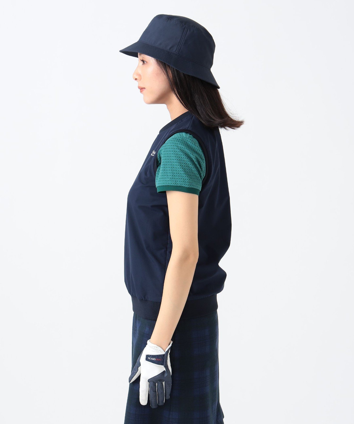 BEAMS OUTLET｜PURPLE LABEL / ストレッチ クロスVネックベスト