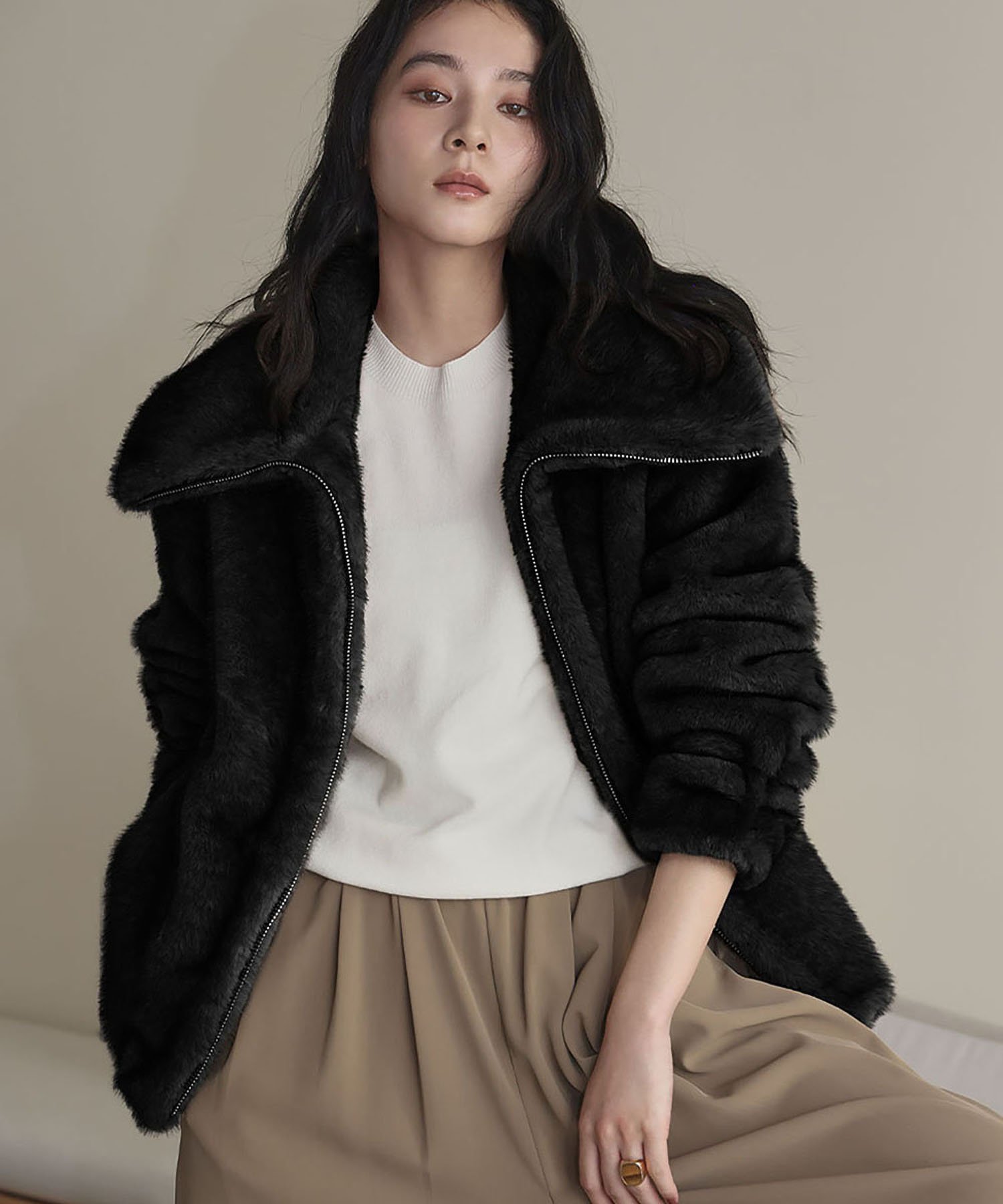 RIVER FIELD & Co.｜ファージャケット ファーコート ファーブルゾン 冬