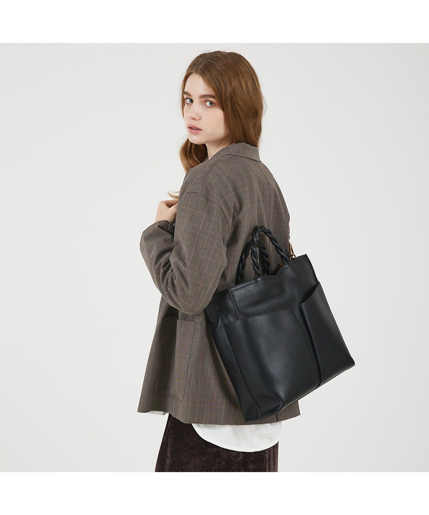 LOWELL Things｜Twiste/ダブルポケット2WAYトート L | Rakuten Fashion