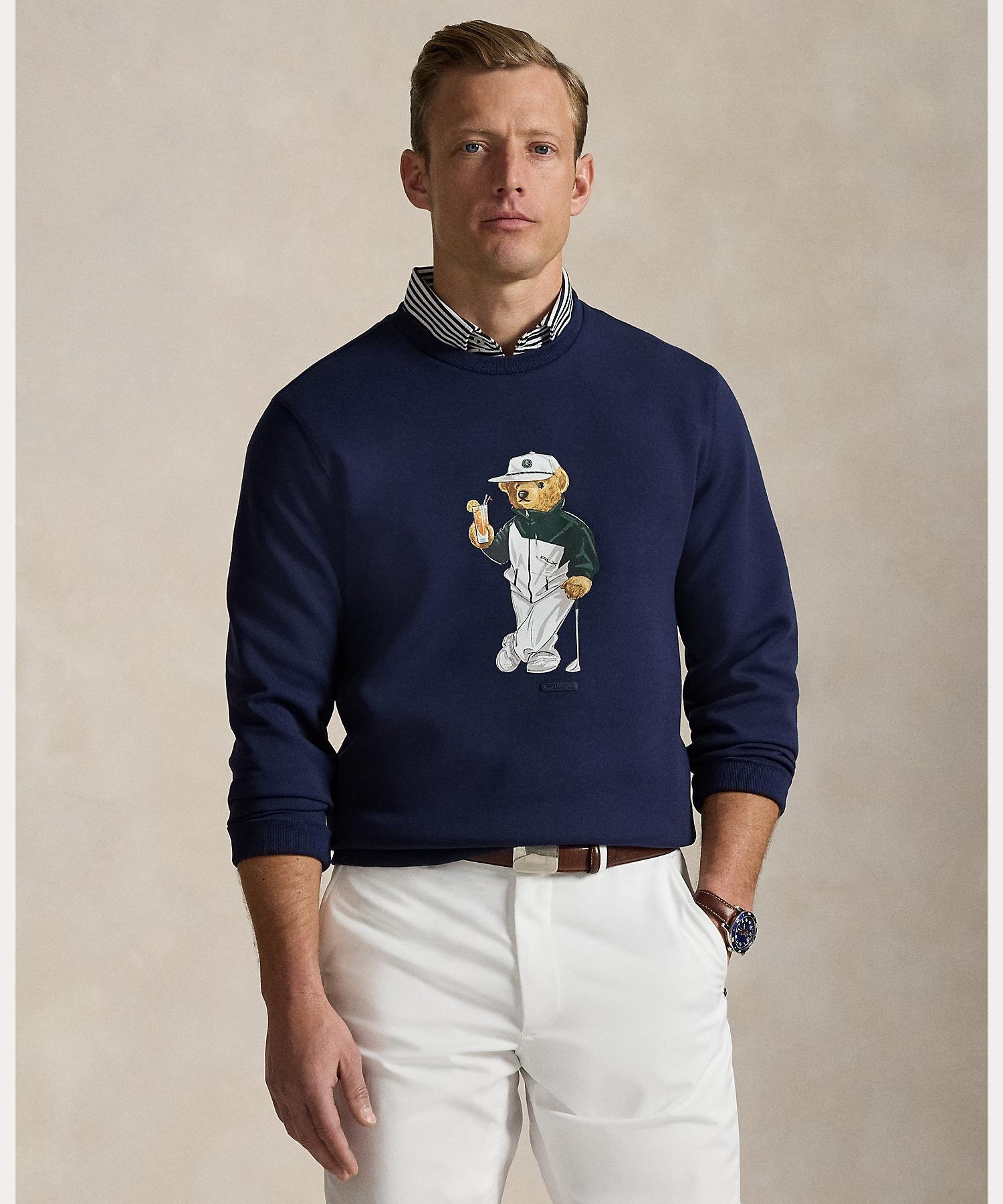 RALPH LAUREN｜(RLX)クラシック フィット ベア ダブルニット
