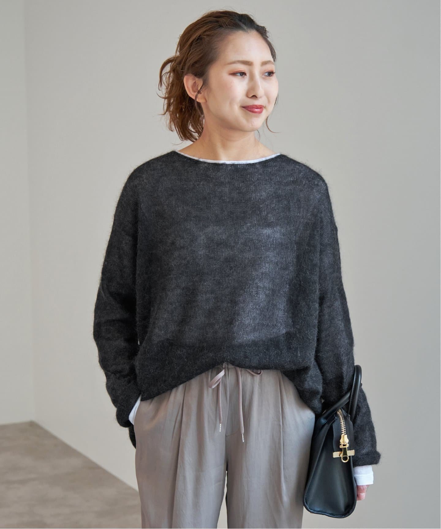 Spick & Span｜《WEB限定カラー有り / 追加》ルーズモヘヤMIXボート