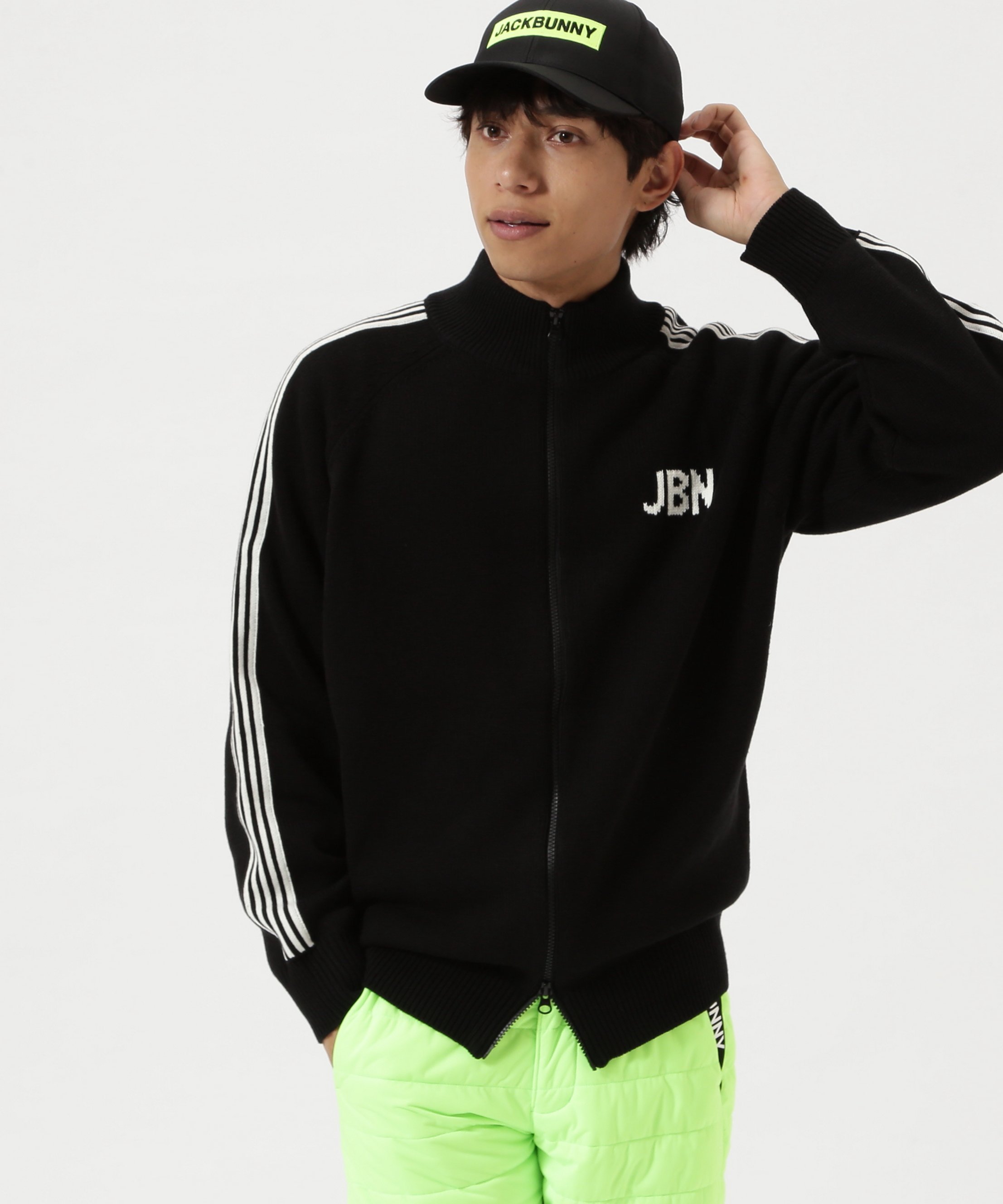 Jack Bunny!!｜フルジップアップニットジャケット | Rakuten Fashion