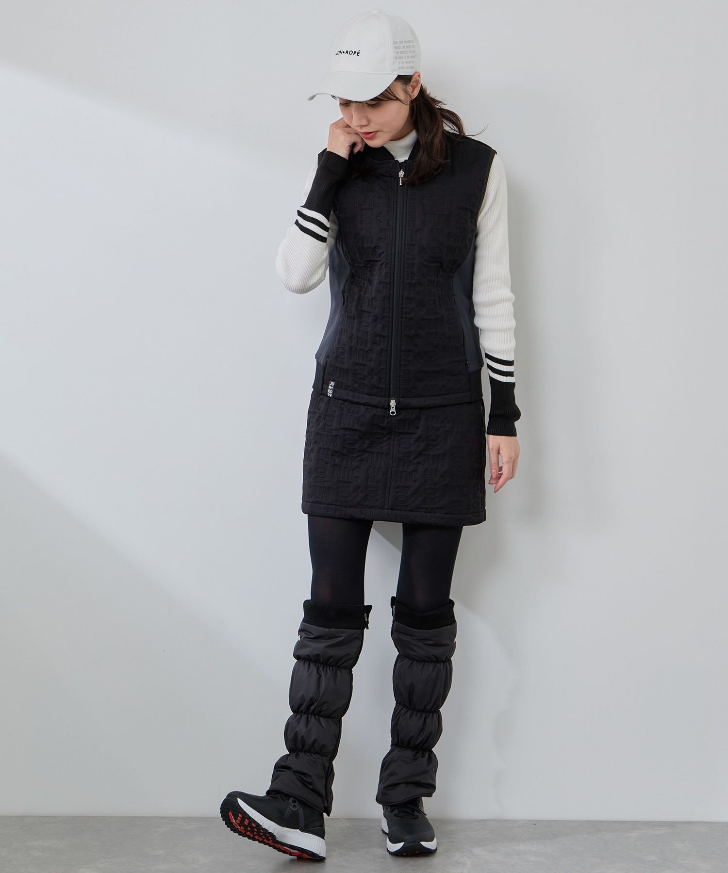 JUN&ROPE'｜中わたレッグウォーマー/撥水・防風 | Rakuten Fashion