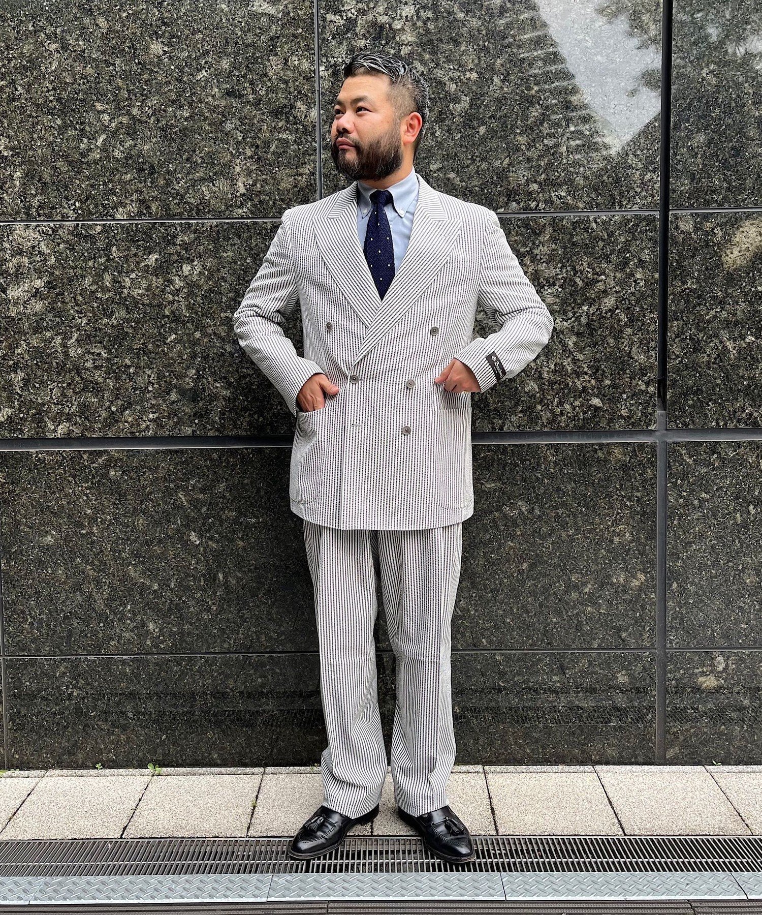 SHIPS｜Southwick: KAZUKI NAGAYAMA シアサッカー ダブルブレスト