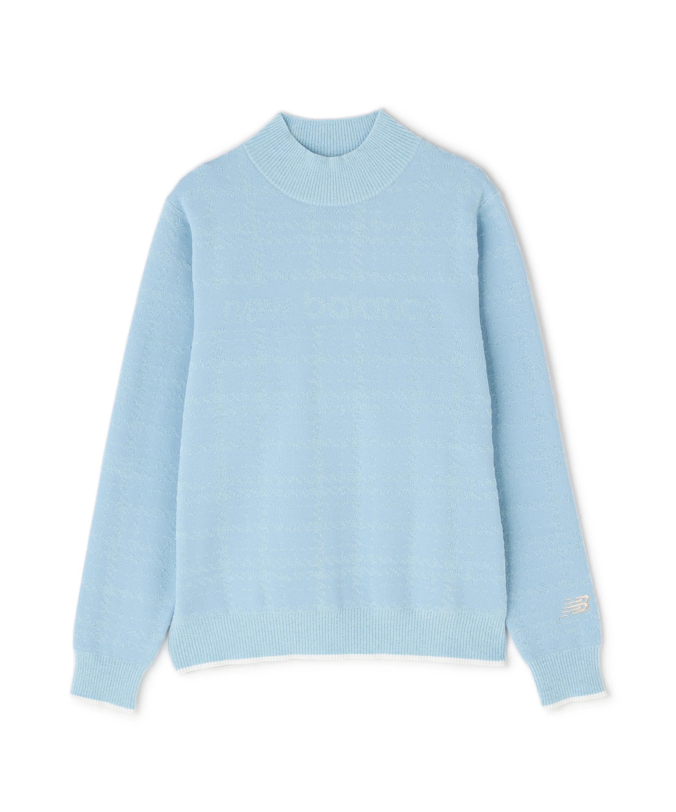 New Balance Golf｜グレンチェック柄 ハイネック ニット プルオーバー