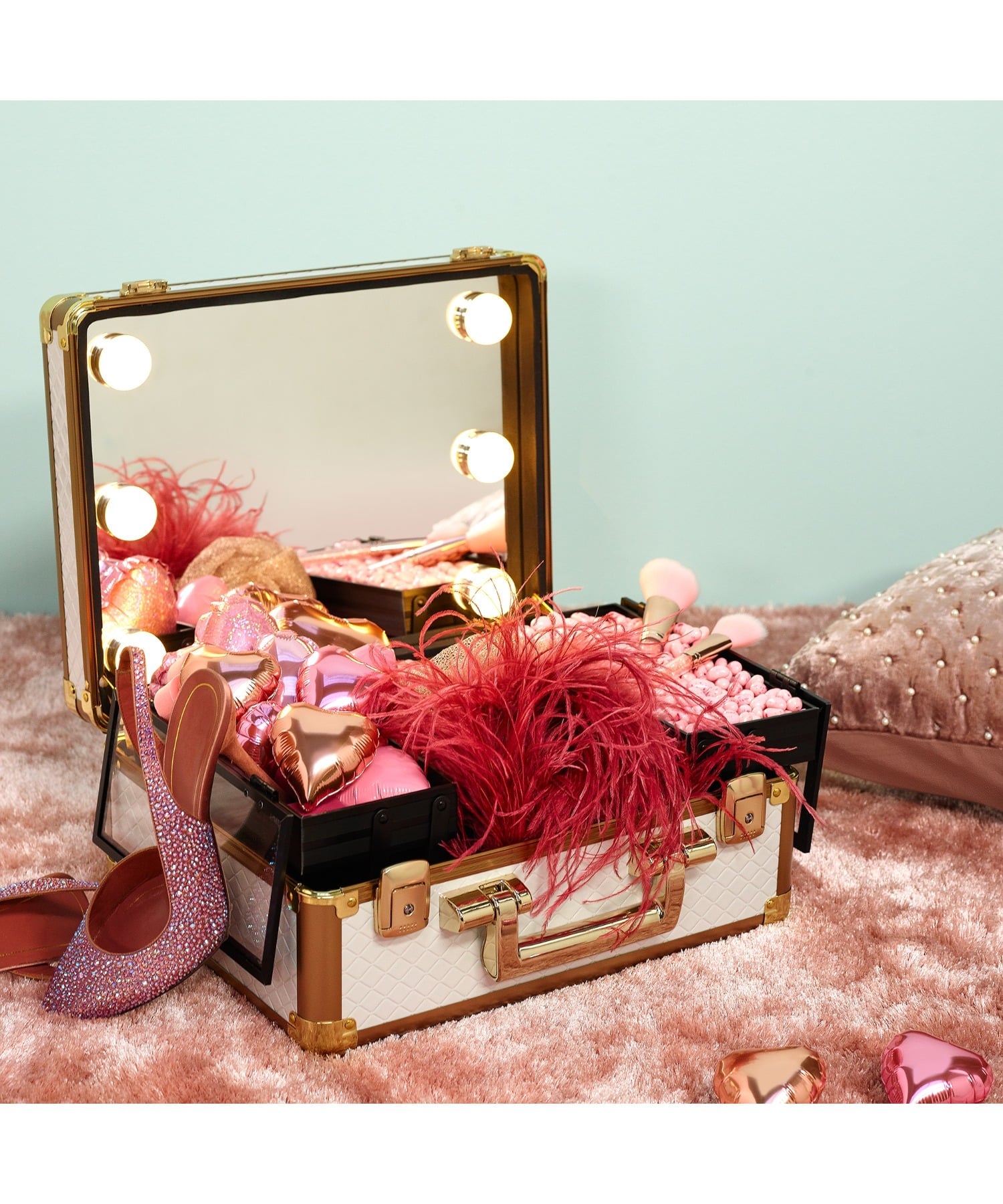 Francfranc｜ヴァリーズ ハリウッドボックス S コッパー トランク型