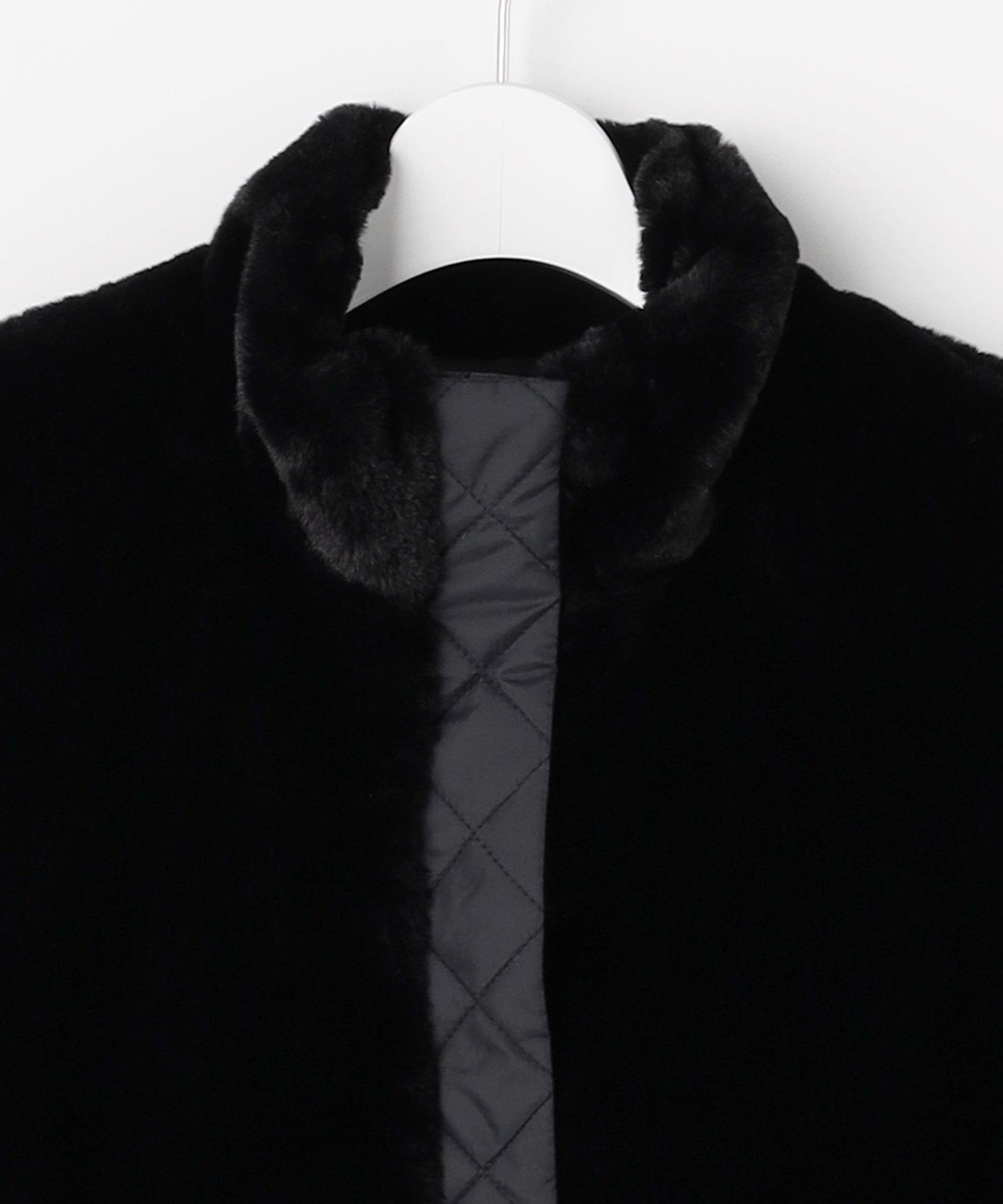 値下げ【美品】23区ゴルフ 今期ファー＆キルトコンビワンピースM/L