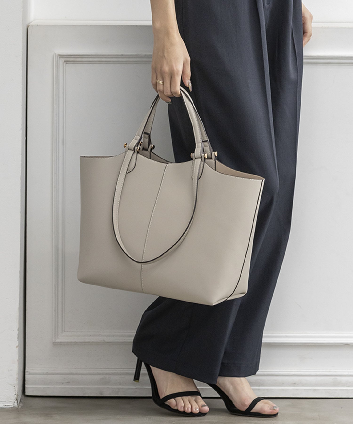 Trysil｜【シーズンレス/お仕事/軽量】LILAC / ダブルハンドルA4トート