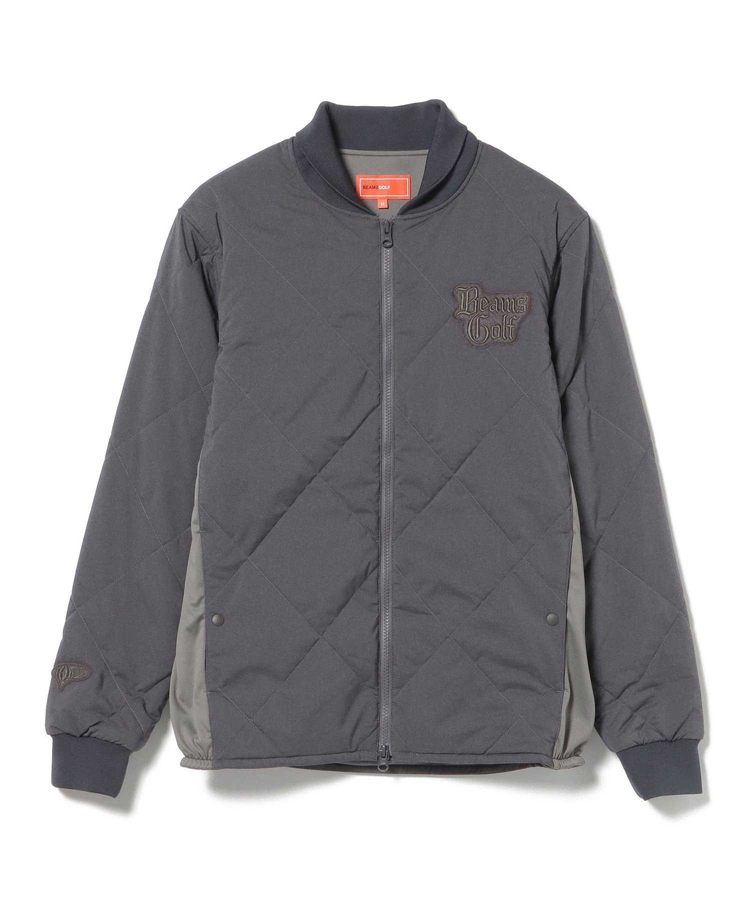 BEAMS OUTLET｜ORANGE LABEL / 格子キルト 切り替えジップブルゾン