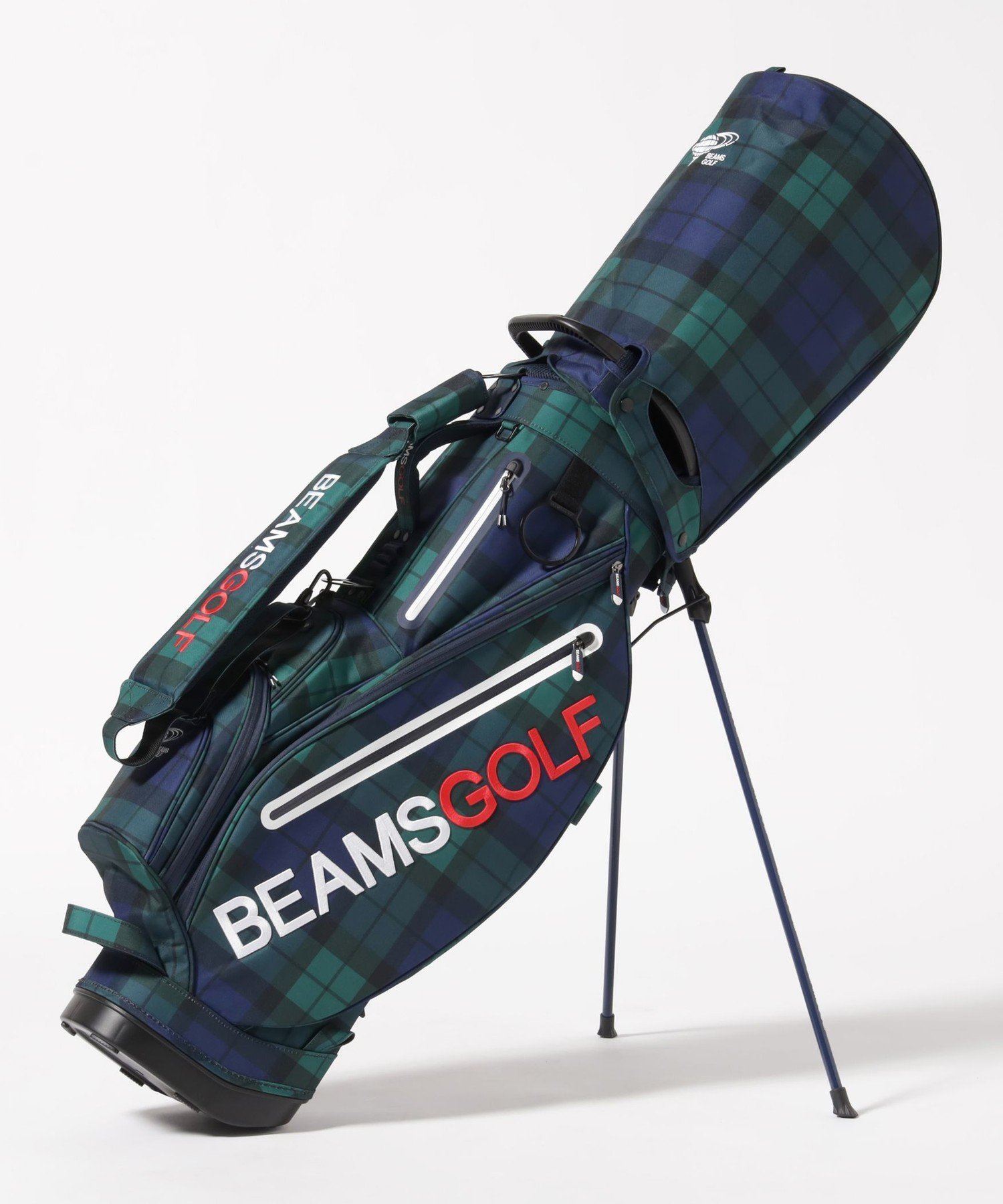 BEAMS GOLF｜ブラックウォッチ スタンド キャディバッグ | Rakuten