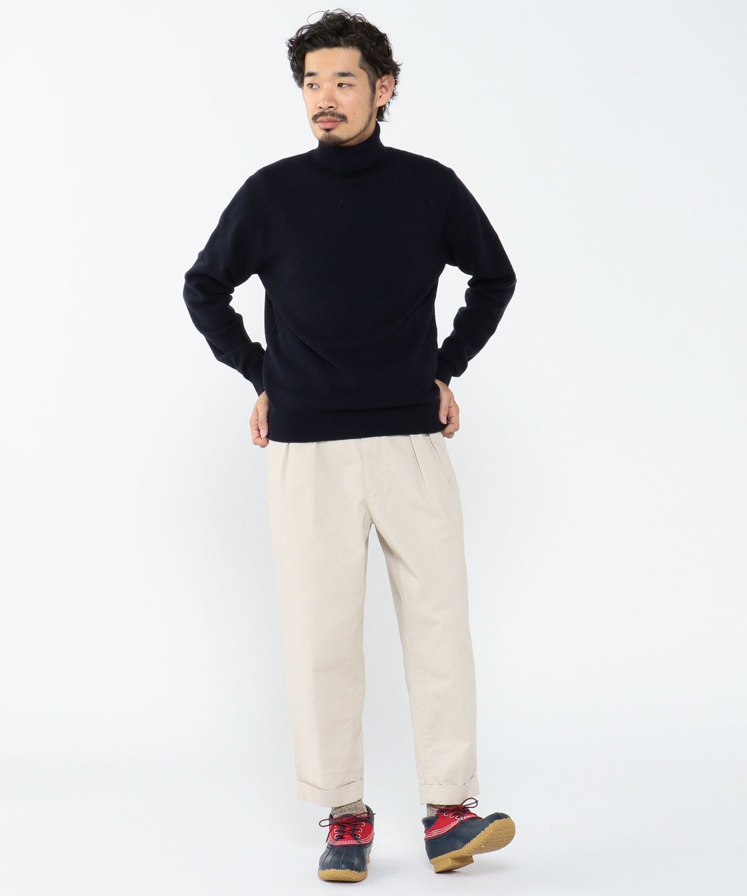 BEAMS MEN｜BEAMS PLUS / 9ゲージ ウール タートルネック | Rakuten