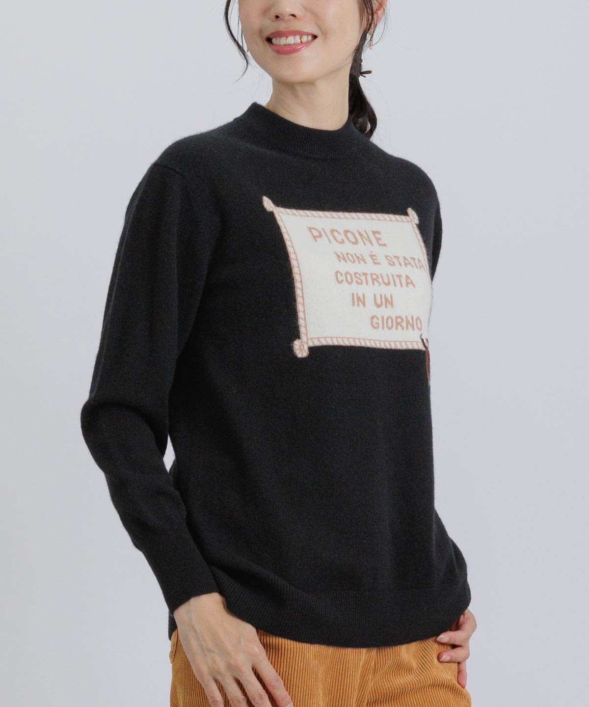 STUDIO PICONE｜【スタジオピッコーネ公式】カシミヤ100%ジャガード