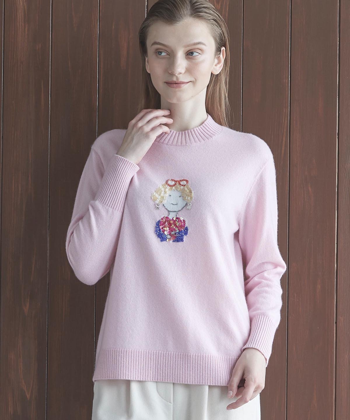 STUDIO PICONE｜【スタジオピッコーネ公式】カシミヤ100%ビーズ刺繍