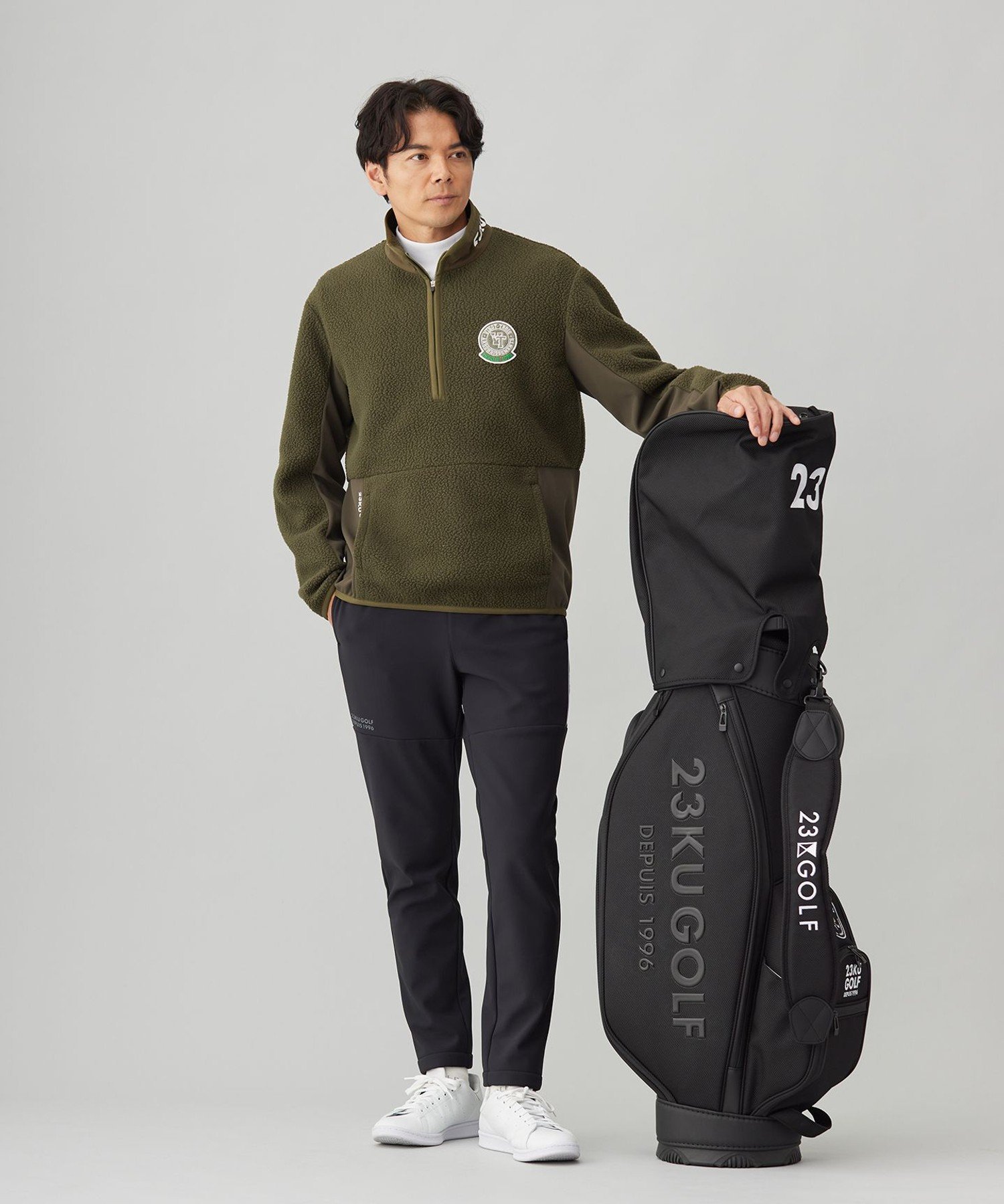 23区GOLF｜【MEN】ボアフリースプルオーバー | Rakuten Fashion(楽天
