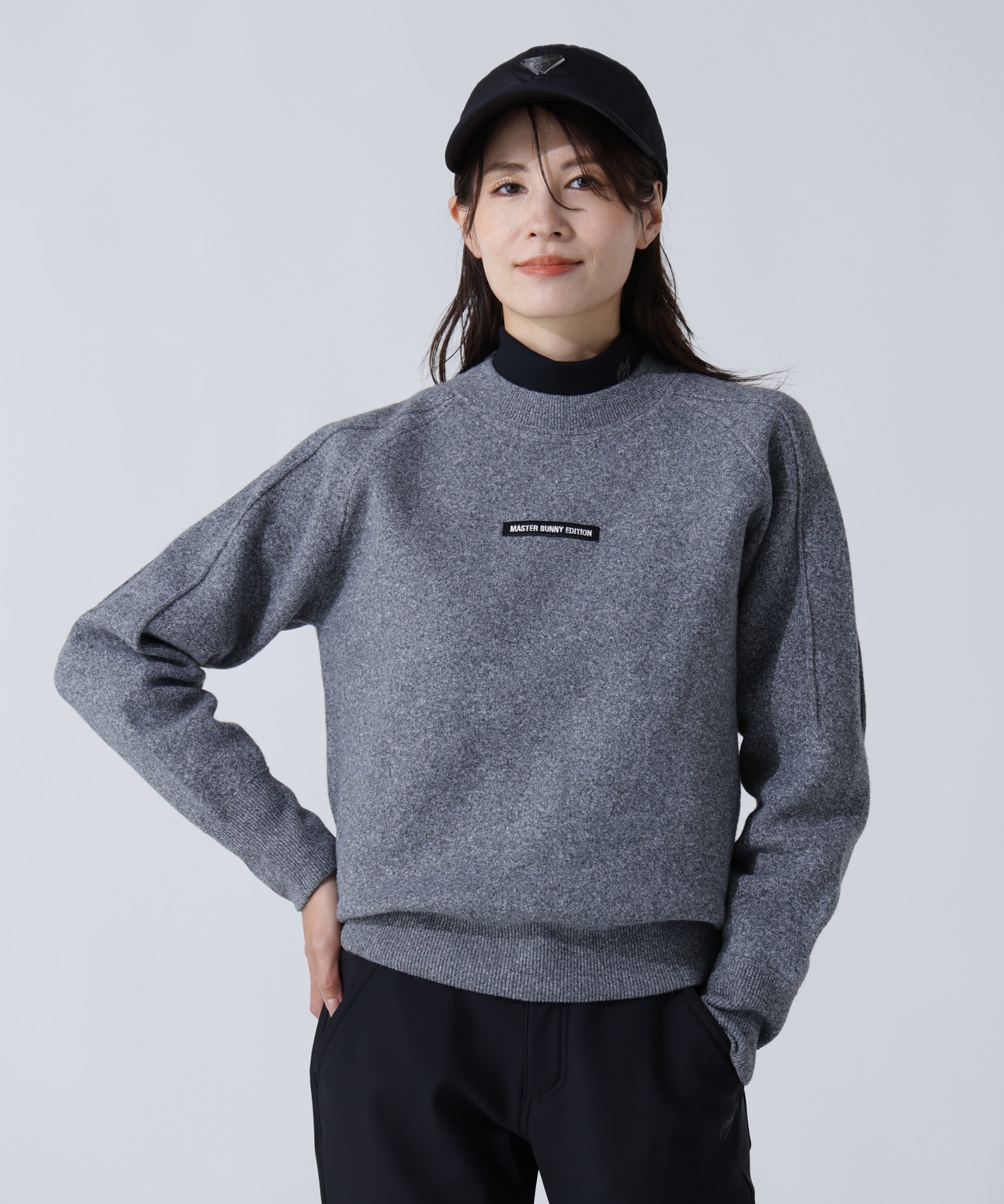 MASTER BUNNY EDITION｜Wジャガードクルーネックニットプルオーバー