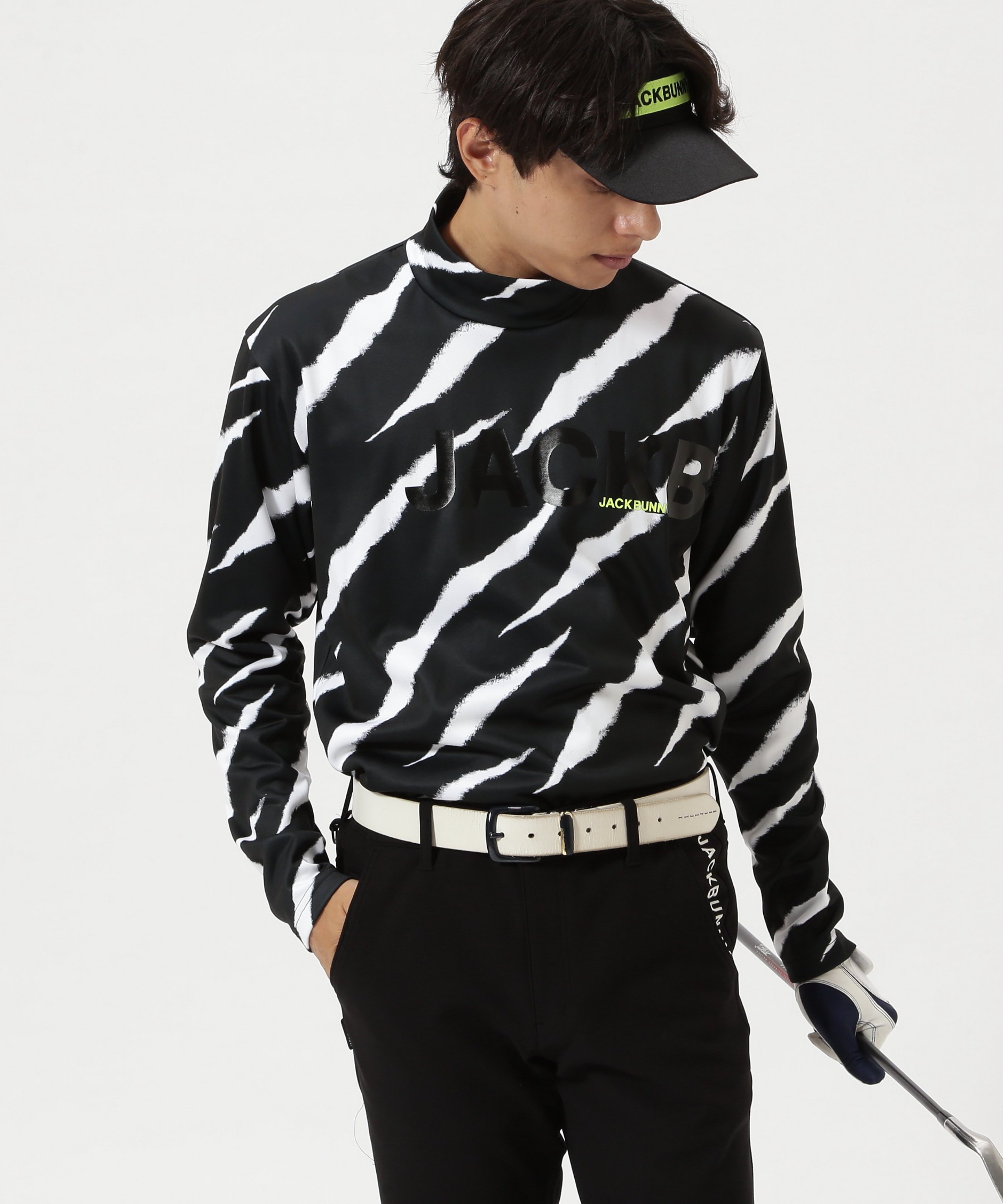 Jack Bunny!!｜KARUISHI長袖モックネックカットソー | Rakuten Fashion