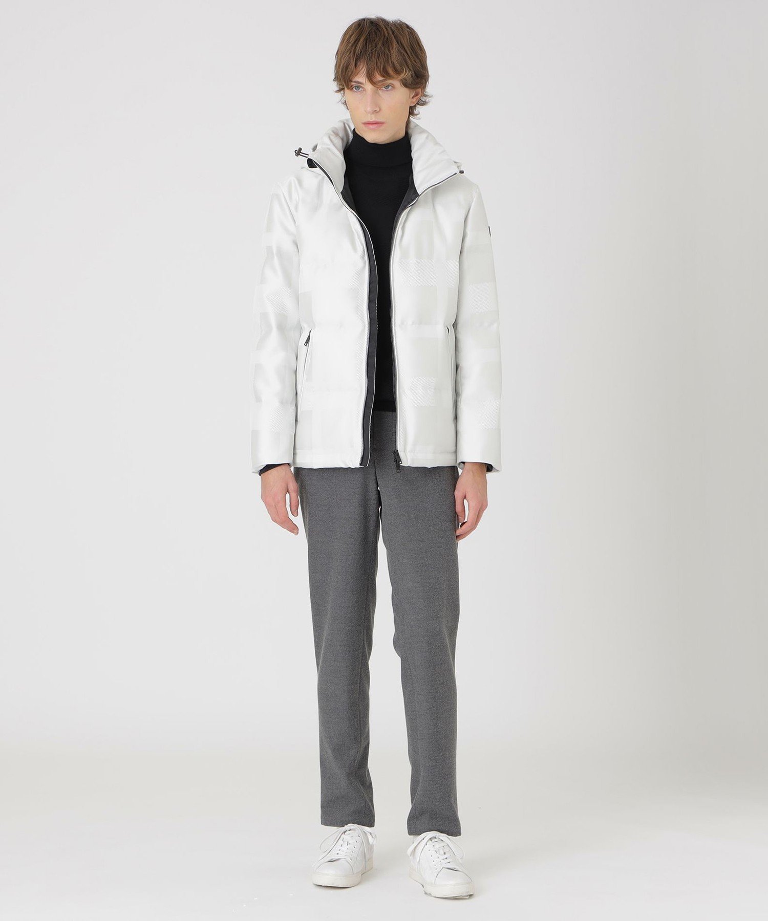 BLUE LABEL / BLACK LABEL CRESTBRIDGE｜シャドーチェックカルゼダウン