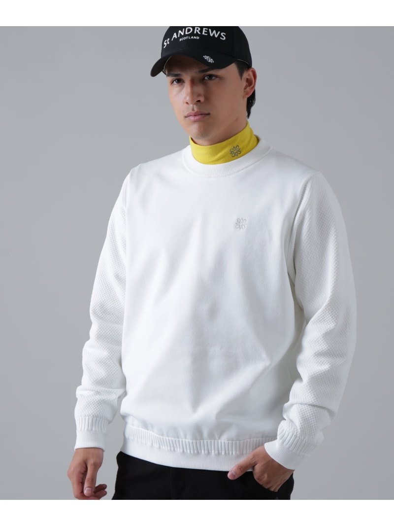楽天市場】St ANDREWS 12G天竺×リンクス裏地付きクルーネックニット