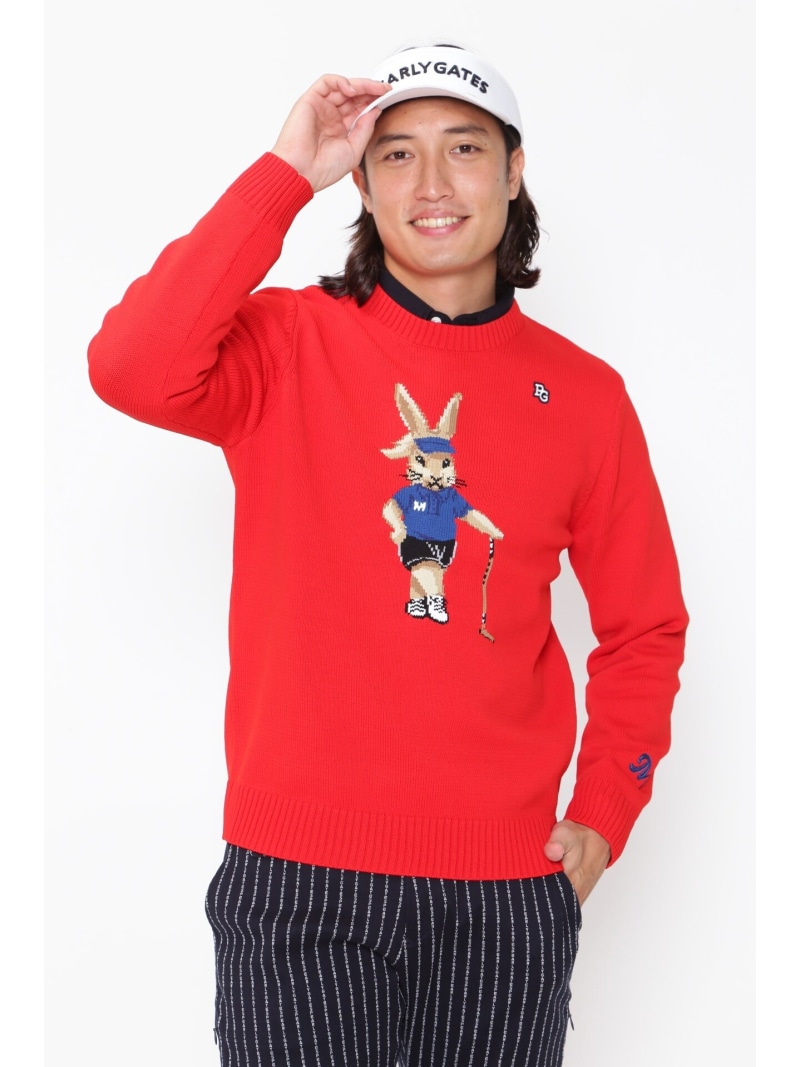 楽天市場】PEARLY GATES インターシャクルーネックニット ＜トラッド