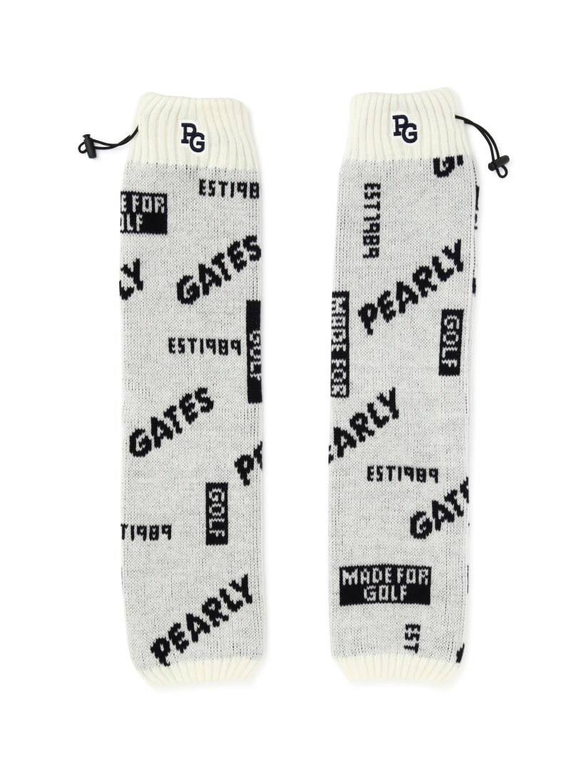 楽天市場】PEARLY GATES ロゴジャガード レッグウォーマー ＜ロゴ柄