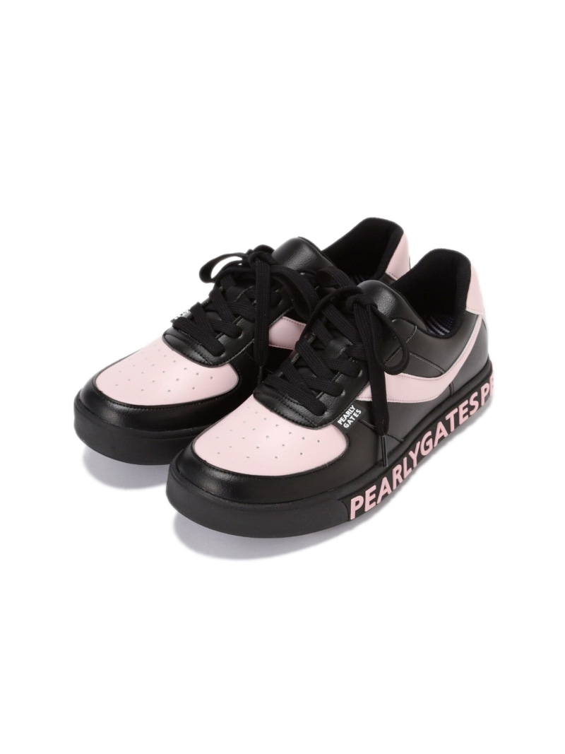 楽天市場】PEARLY GATES ピンク*ブラックネイビー ローカット ゴルフ