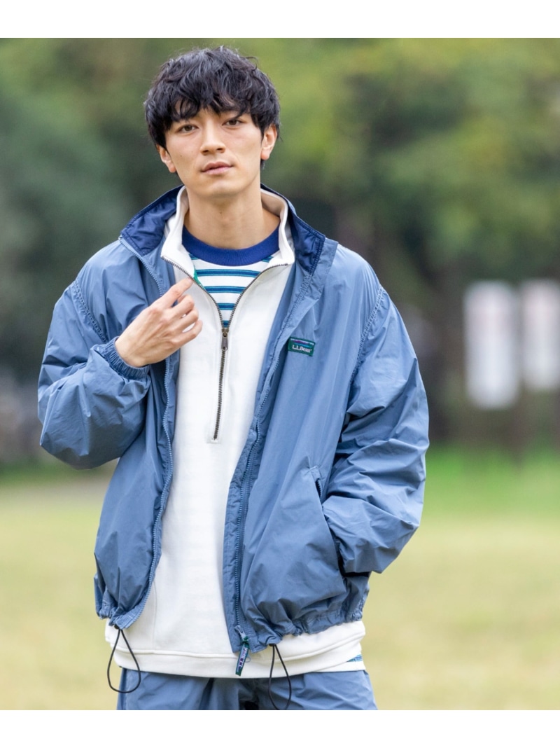 エルドレッソ フード付きナイロンジャケット Sサイズ ネイビー