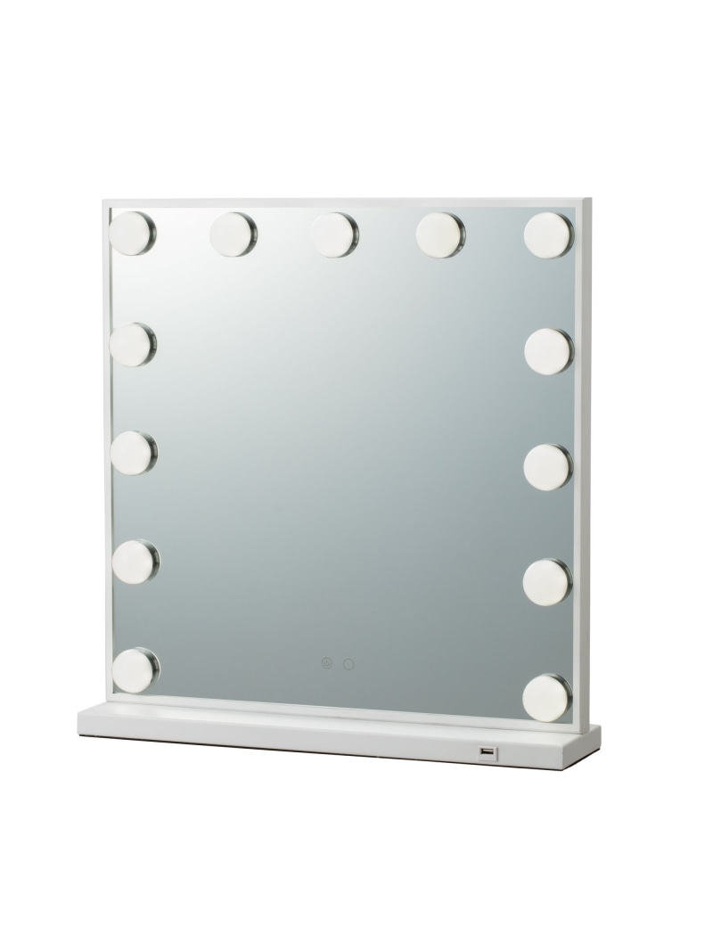 楽天市場】Francfranc エルドラド ハリウッドミラー ホワイト 調光 調