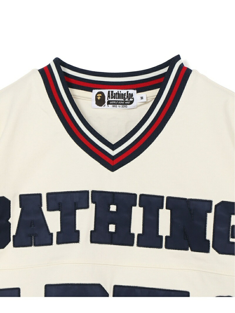 楽天市場】A BATHING APE FOOTBALL JERSEY ア ベイシング エイプ