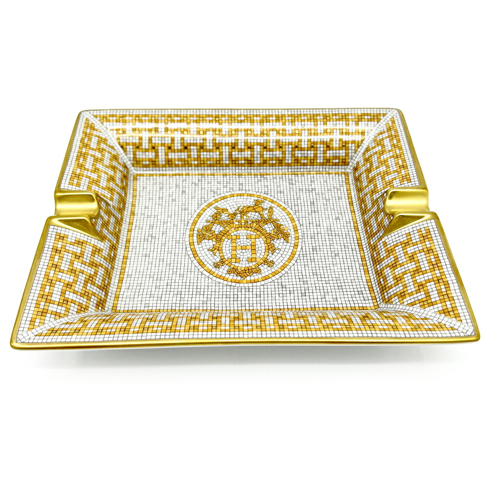 楽天市場】【未使用品】HERMES エルメス モザイク ヴァンキャトル 灰皿