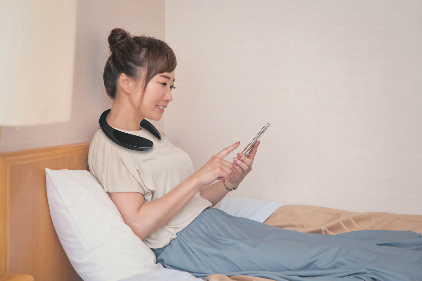 楽天市場】◇弊社在庫限り◇ネックスピーカー BY21-AUS0101 愛和製 肩