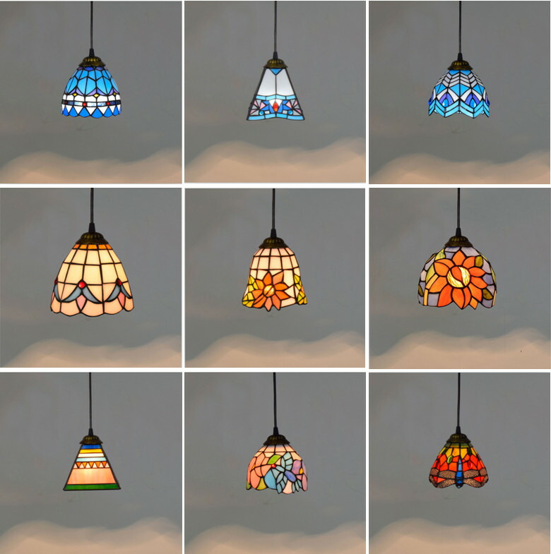 楽天市場】ペンダントライト 北欧 天井照明 吊下げ灯 ステンドグラス